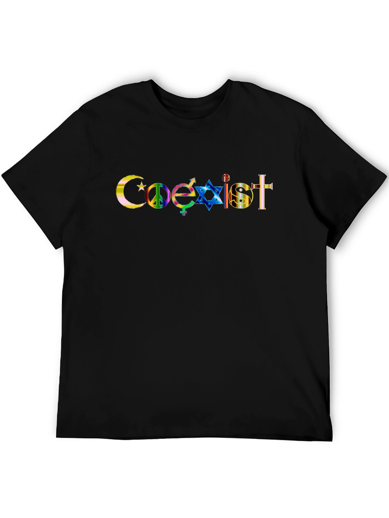 Coexist Graphic T-Shirt - Religious Tolerance Tee