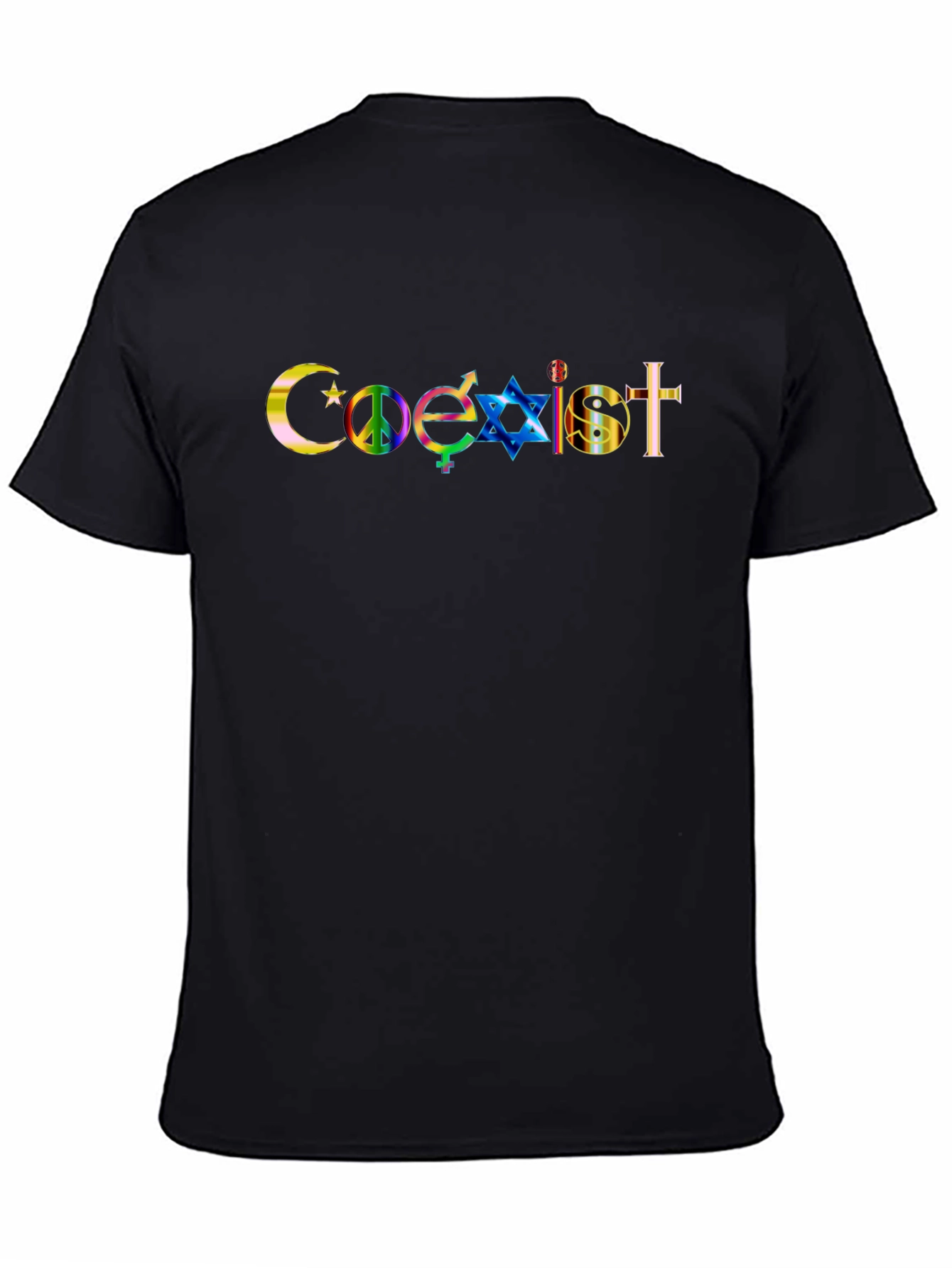 Coexist Graphic T-Shirt - Religious Tolerance Tee