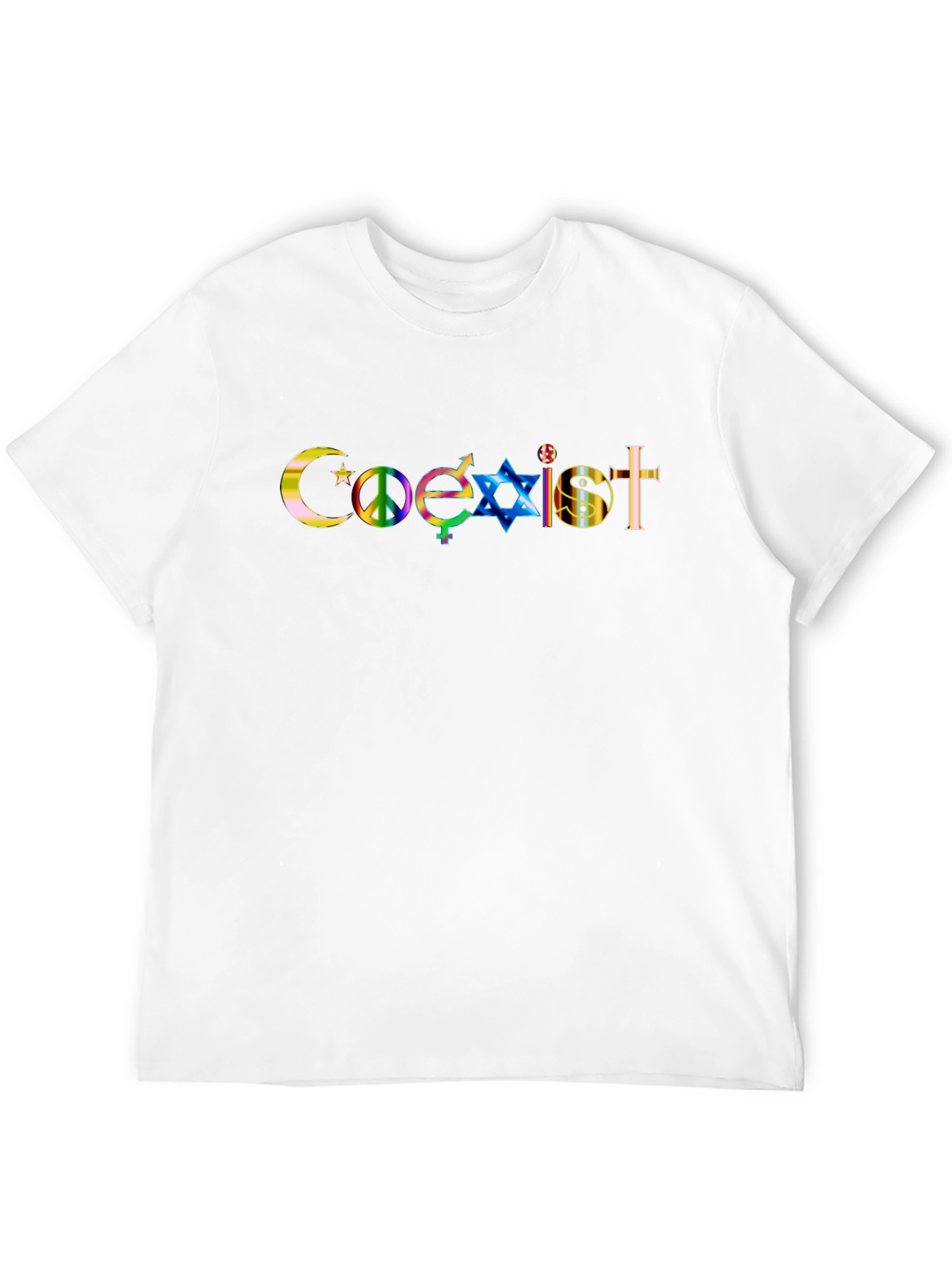 Coexist Graphic T-Shirt - Religious Tolerance Tee