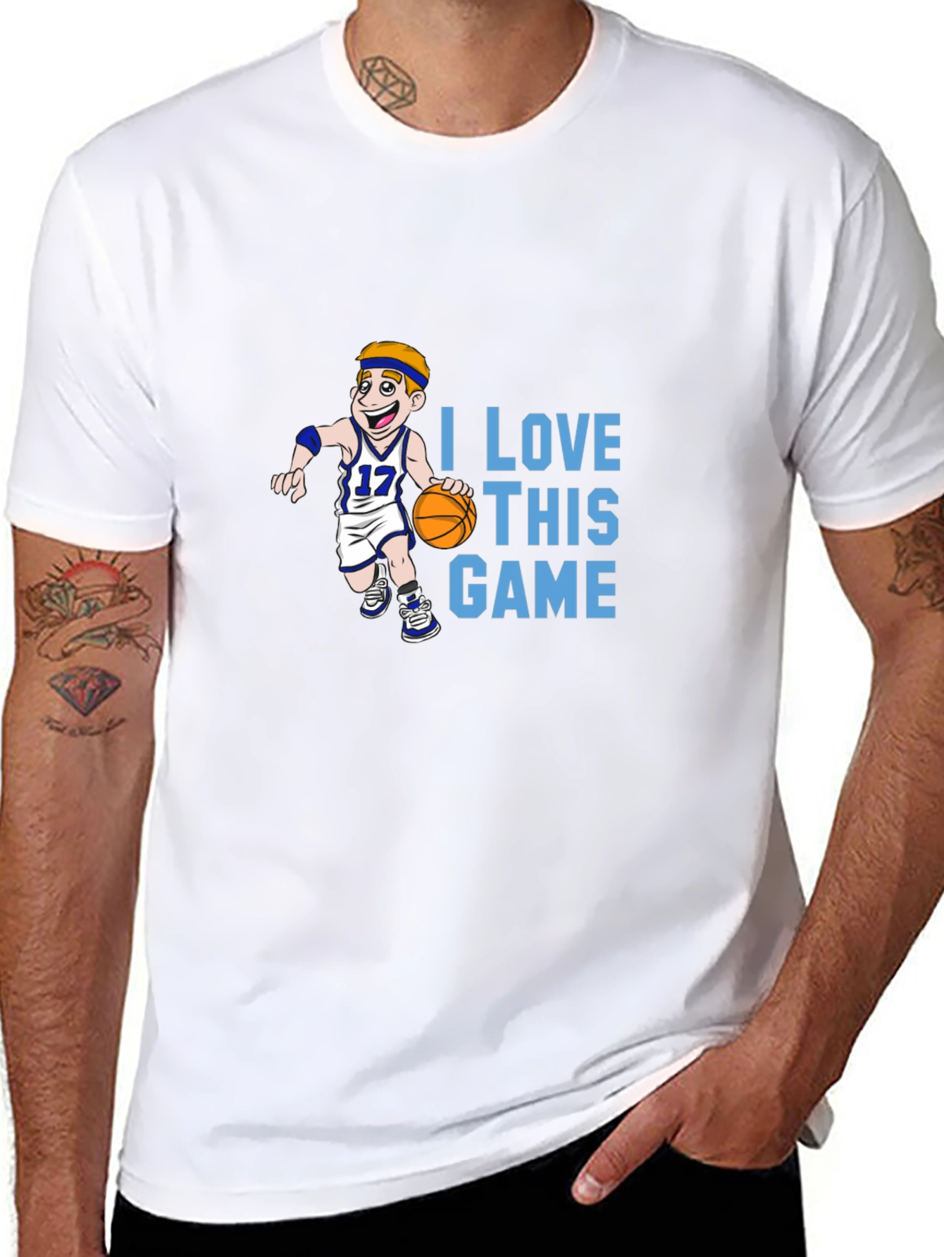 I Love This Game Basketball T-Shirt