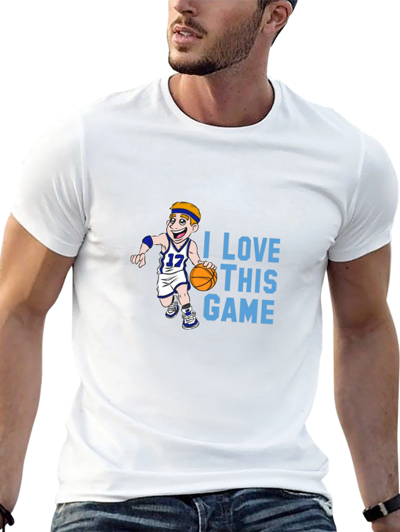 I Love This Game Basketball T-Shirt