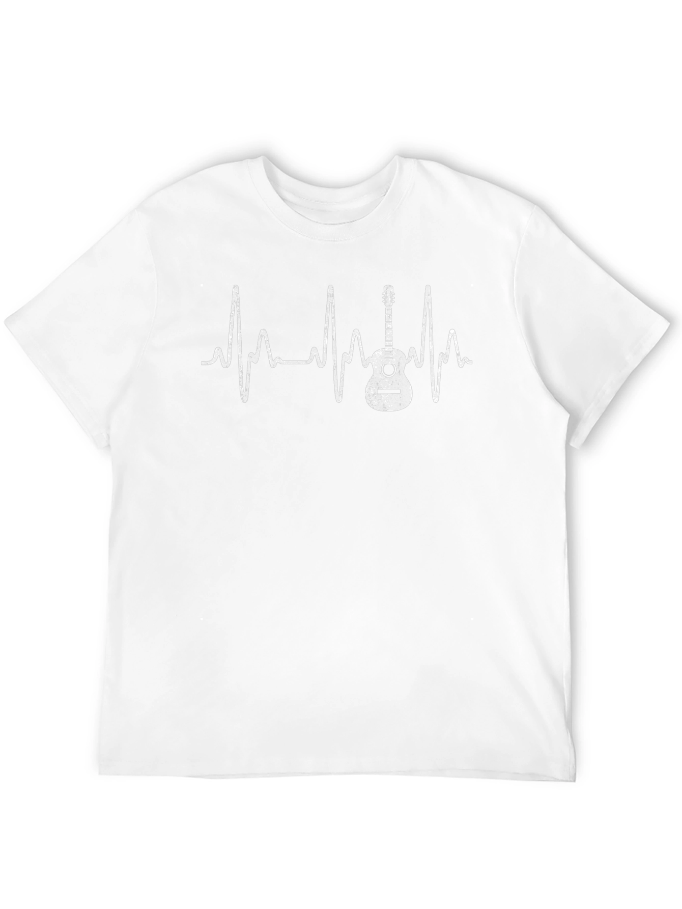 Guitar Heartbeat T-Shirt - Music Lover Tee