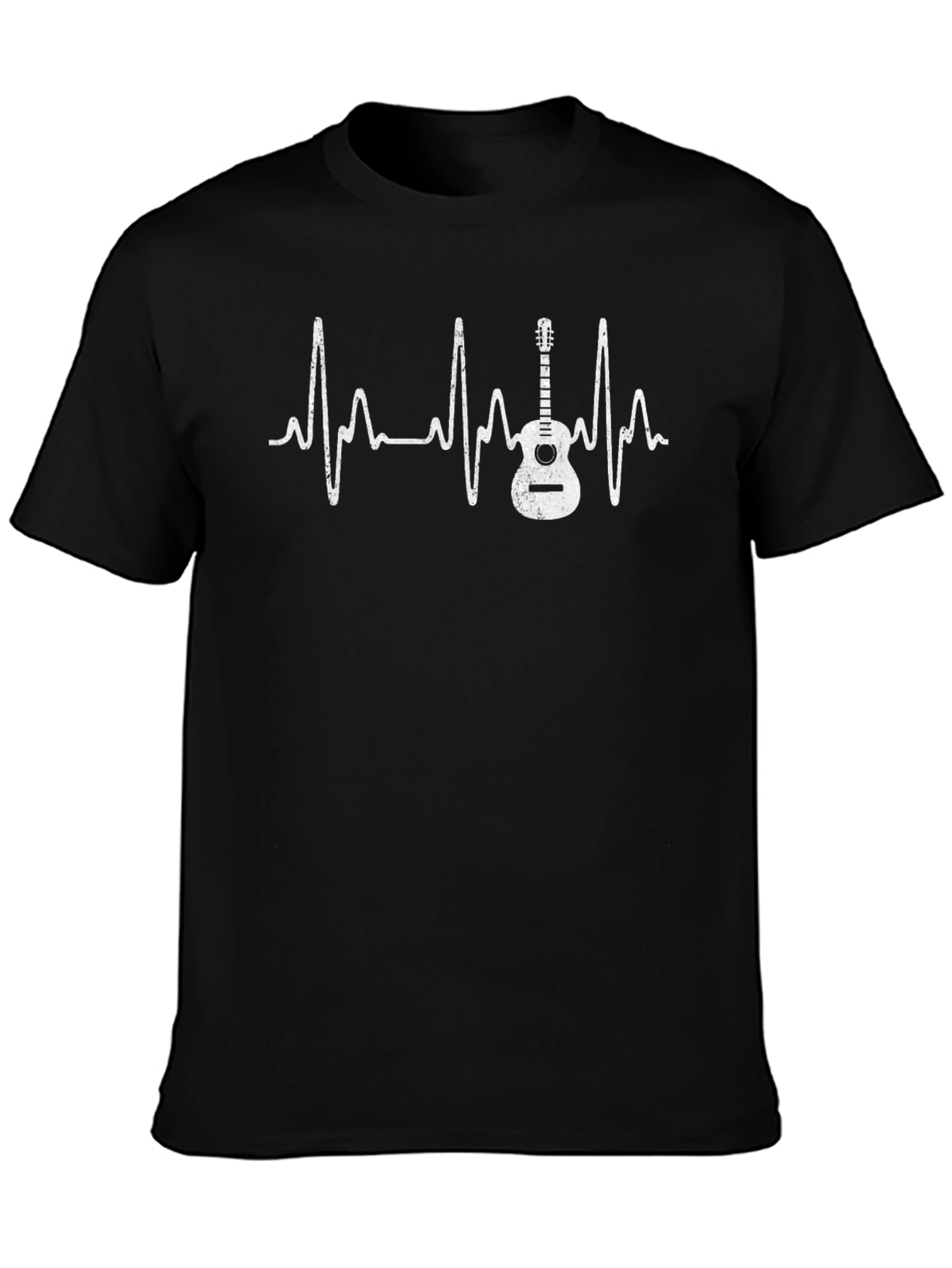 Guitar Heartbeat T-Shirt - Music Lover Tee