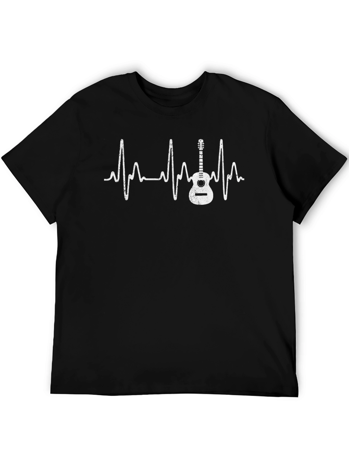 Guitar Heartbeat T-Shirt - Music Lover Tee