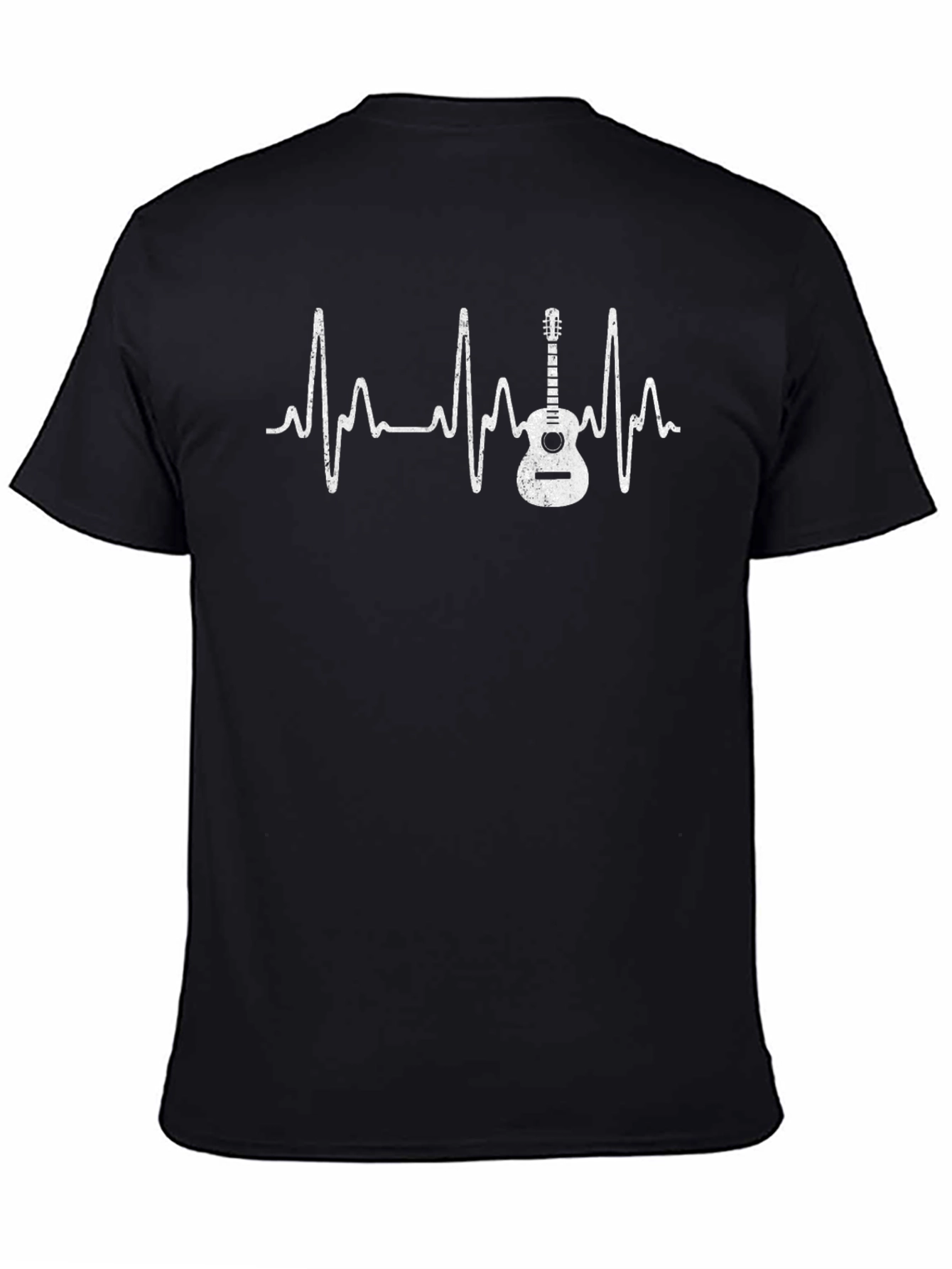 Guitar Heartbeat T-Shirt - Music Lover Tee
