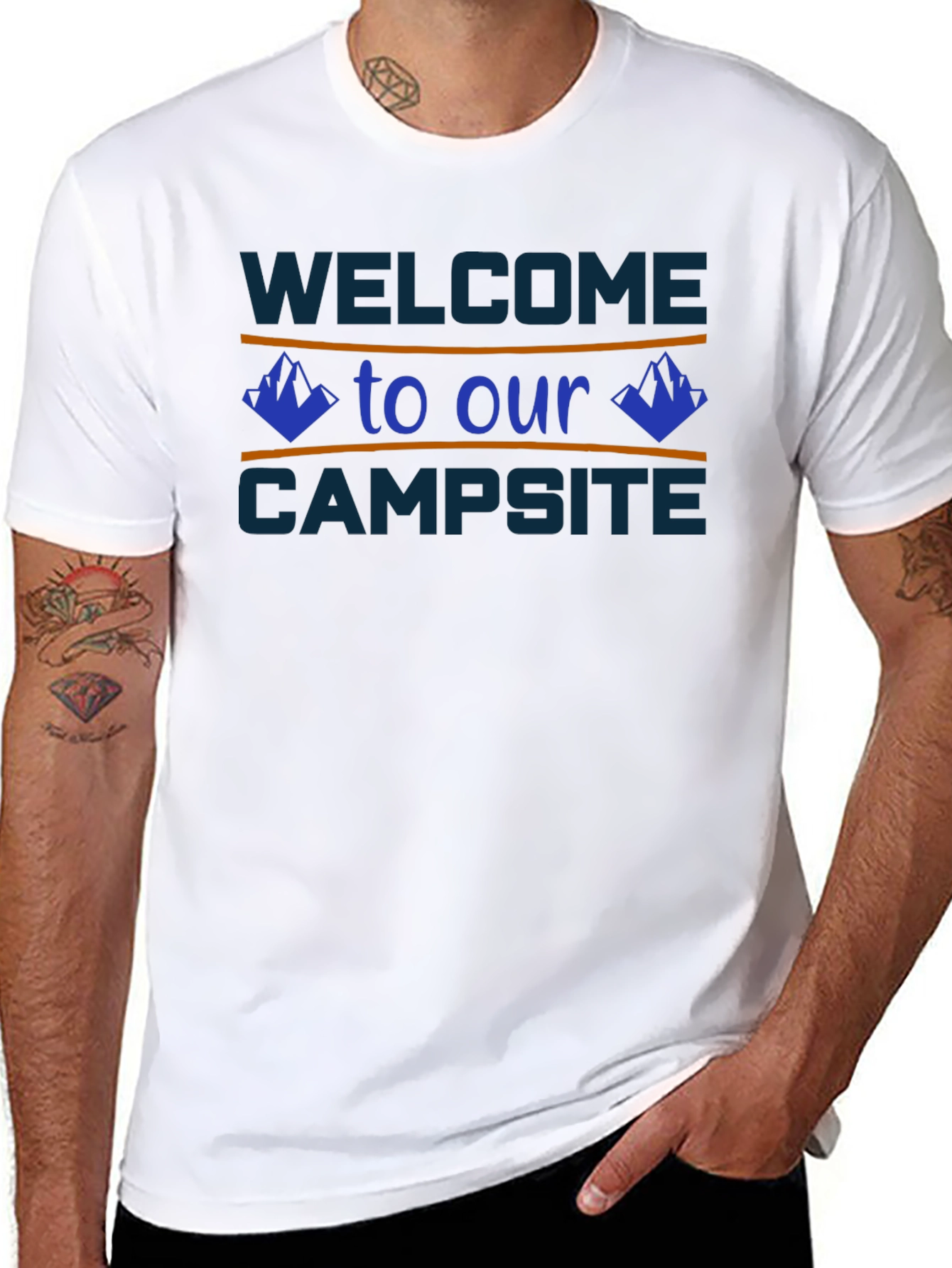 Welcome to Our Campsite T-Shirt - Camping Tee
