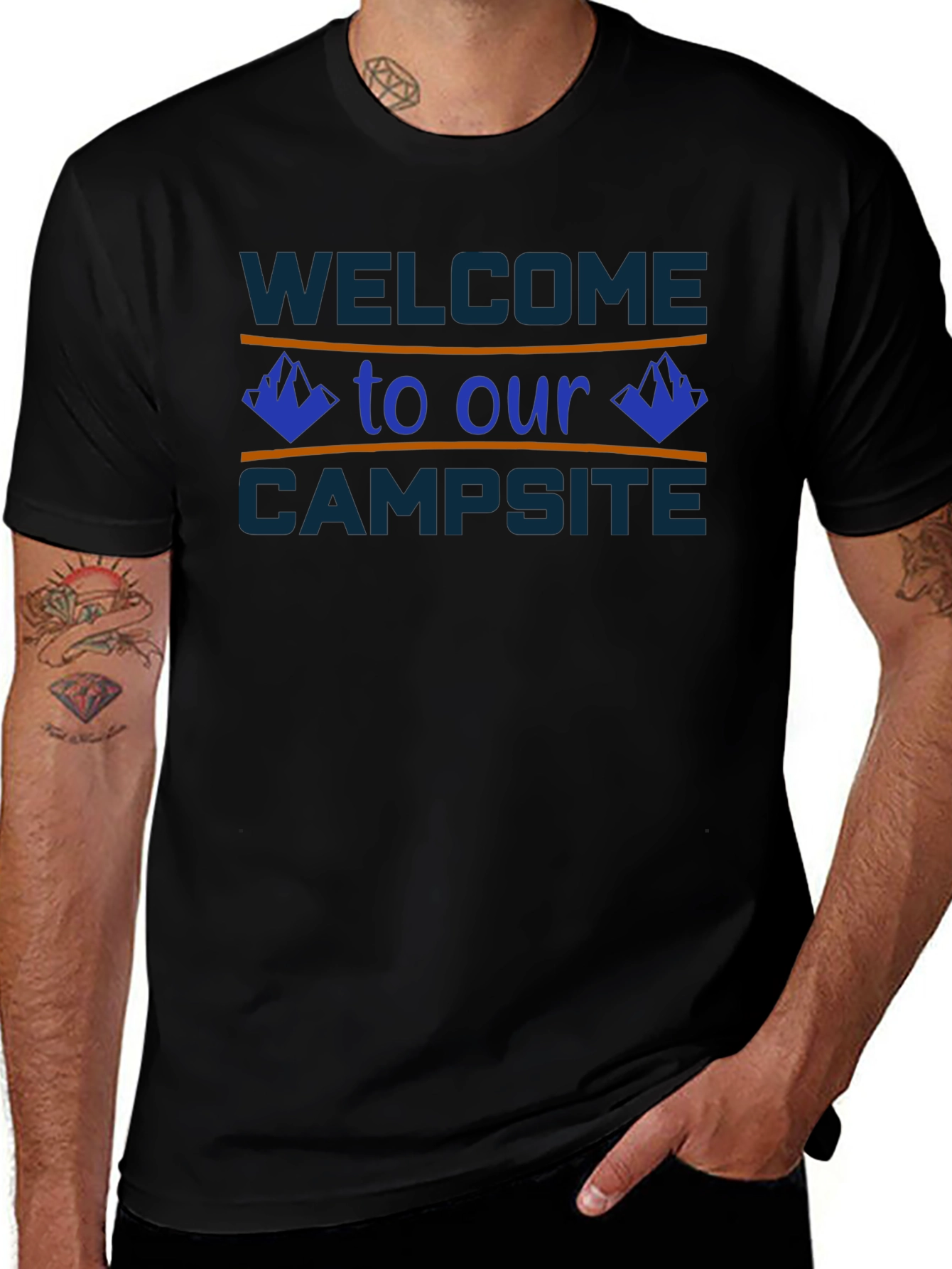 Welcome to Our Campsite T-Shirt - Camping Tee