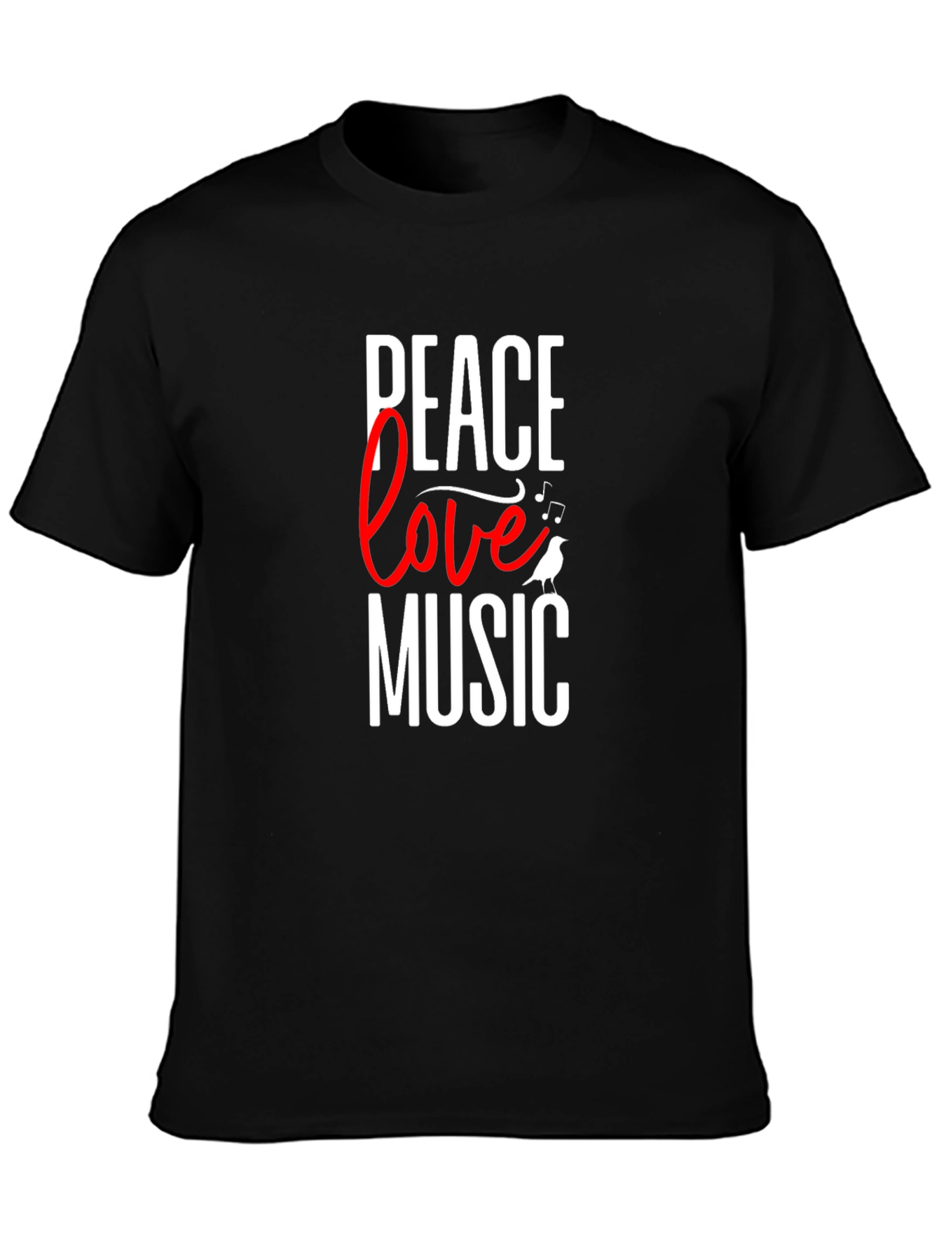 Peace Love Music Graphic Tee