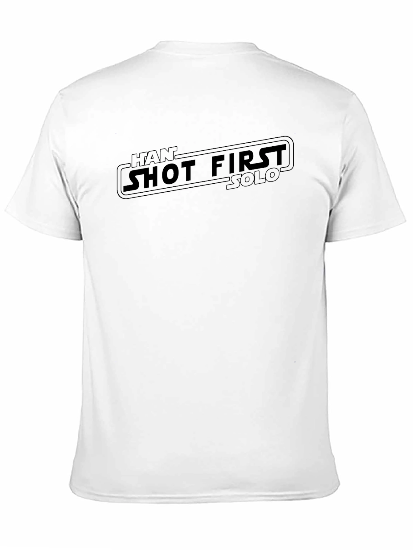 Han Shot First T-Shirt - Star Wars Black Tee