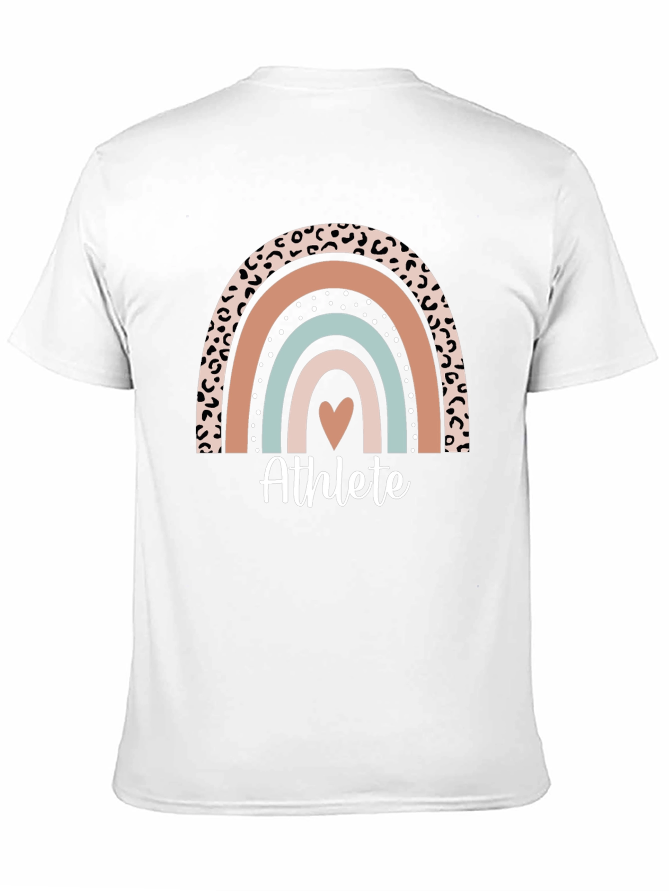 Athlete Rainbow Heart T-Shirt - Unisex
