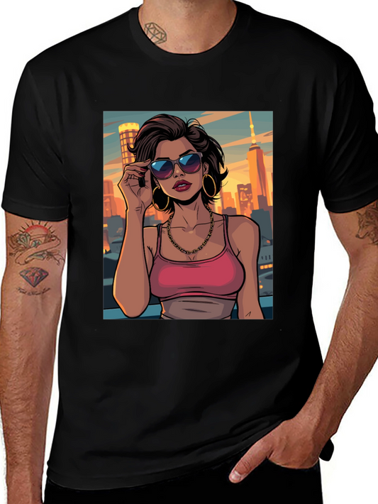 City Girl Tee - Graphic Print T-Shirt