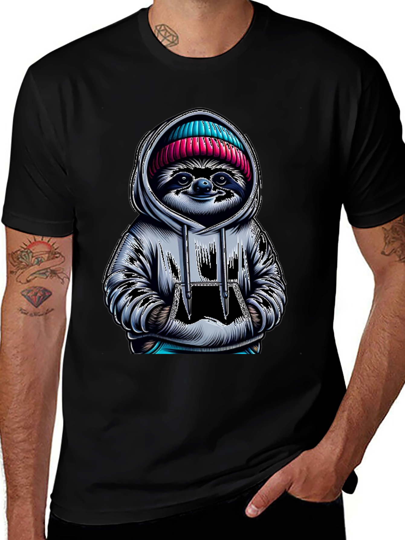 Cool Sloth Graphic Tee