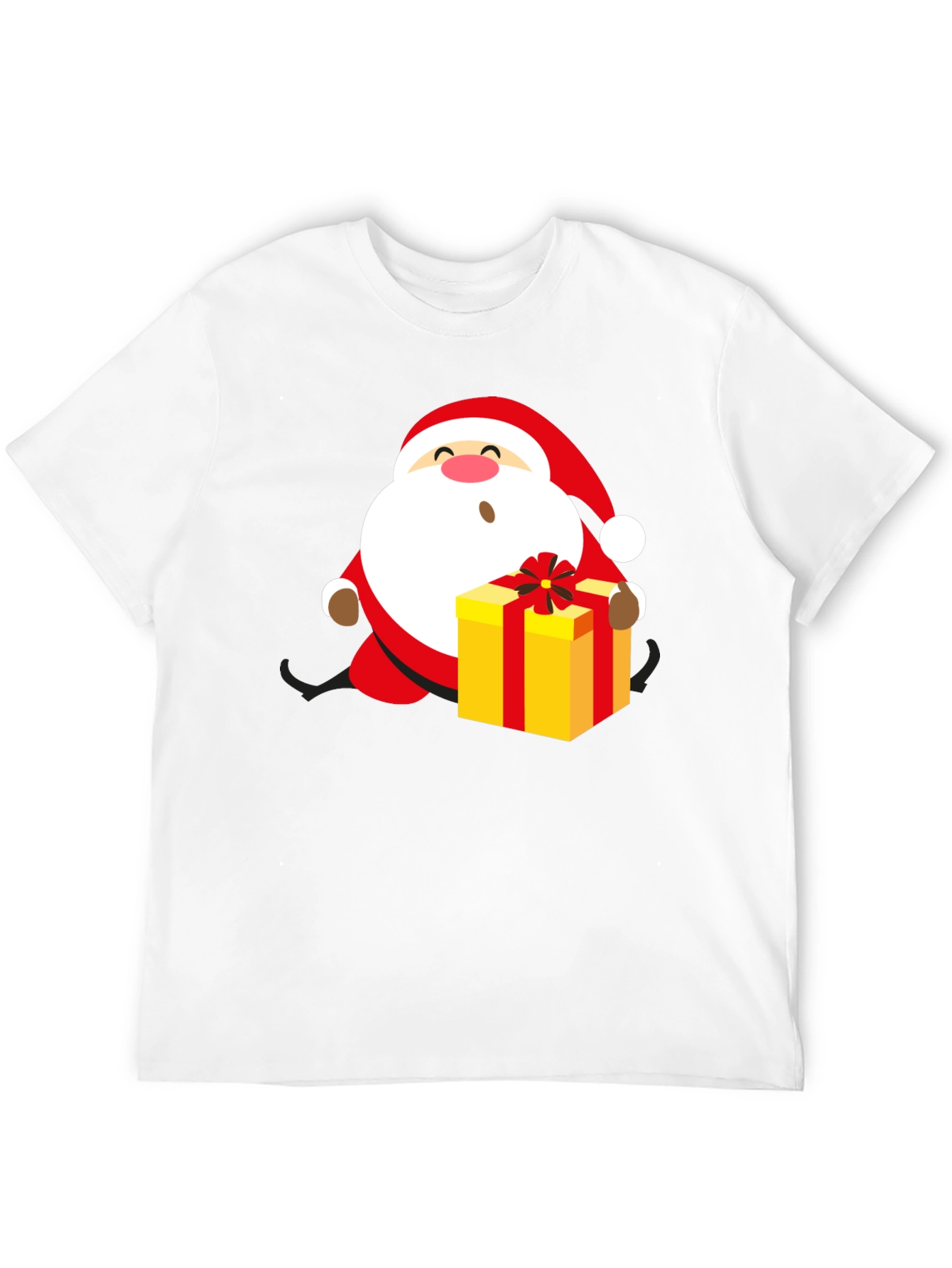Festive Santa Gift Graphic Tee