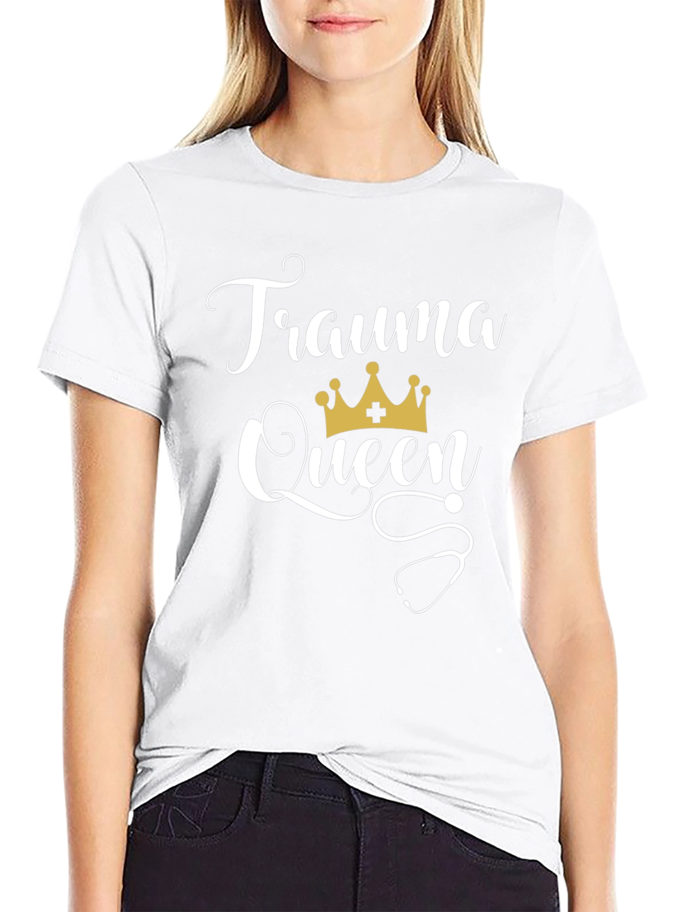 Trauma Queen Graphic T-Shirt - Nursing Humor Tee