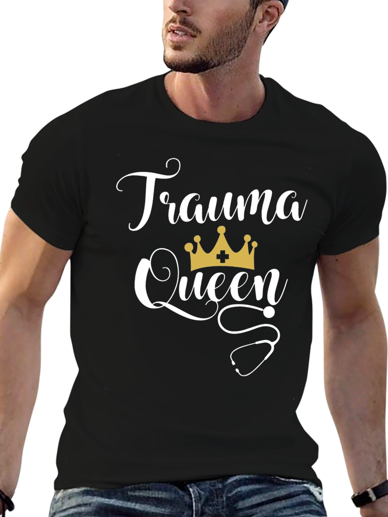 Trauma Queen Graphic T-Shirt - Nursing Humor Tee
