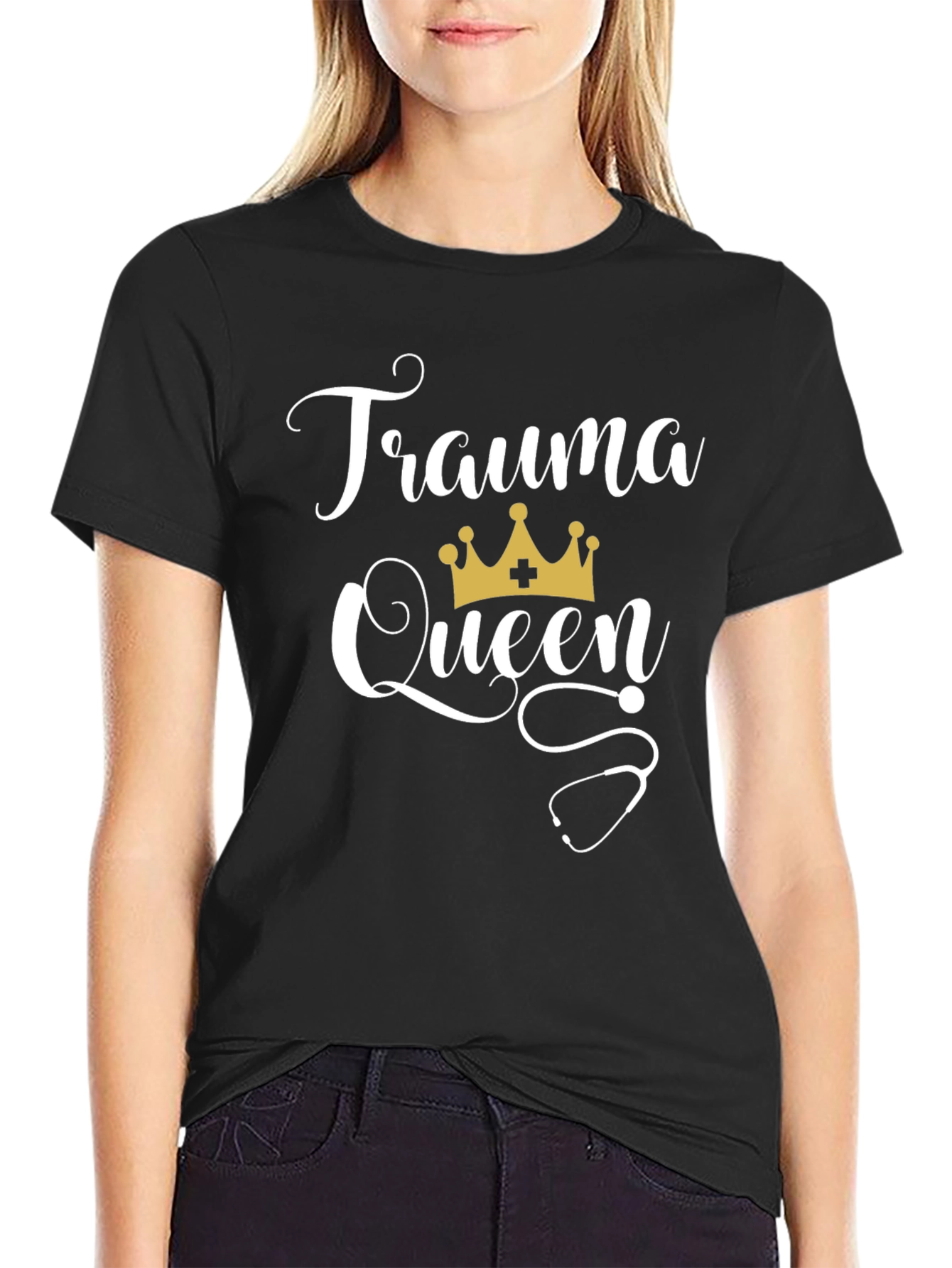 Trauma Queen Graphic T-Shirt - Nursing Humor Tee