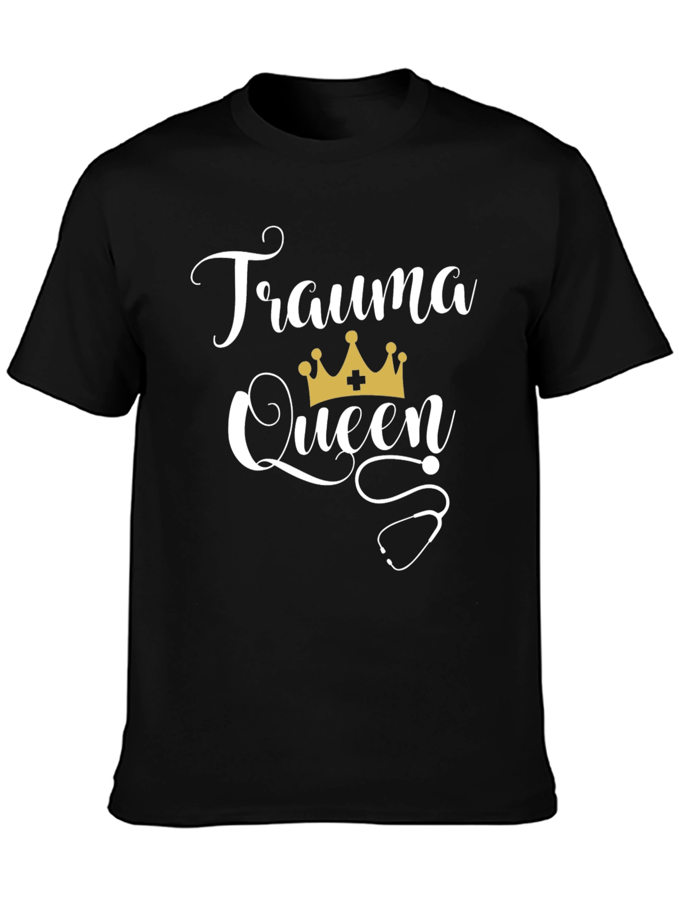 Trauma Queen Graphic T-Shirt - Nursing Humor Tee