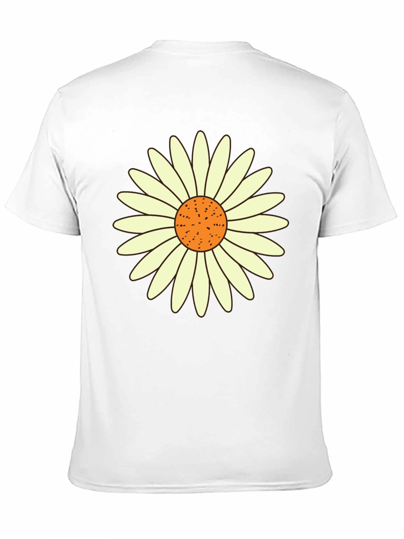 Daisy Graphic Tee - Black Casual T-Shirt