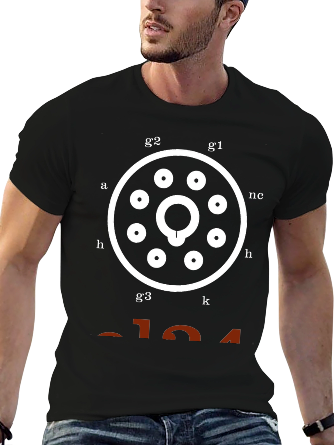 Vacuum Tube Pinout Diagram T-Shirt - Electronics Geek Tee