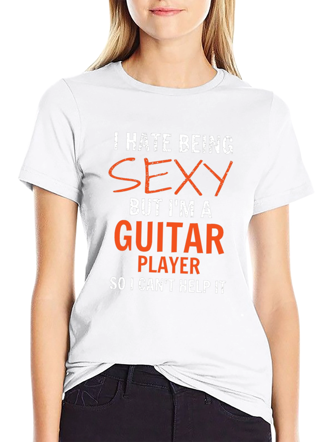I Hate Being Sexy Guitar Player T-Shirt