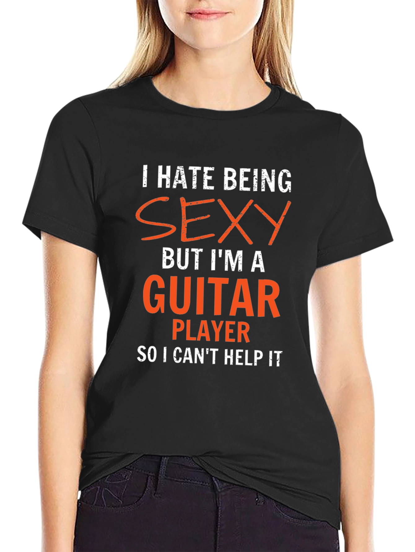 I Hate Being Sexy Guitar Player T-Shirt