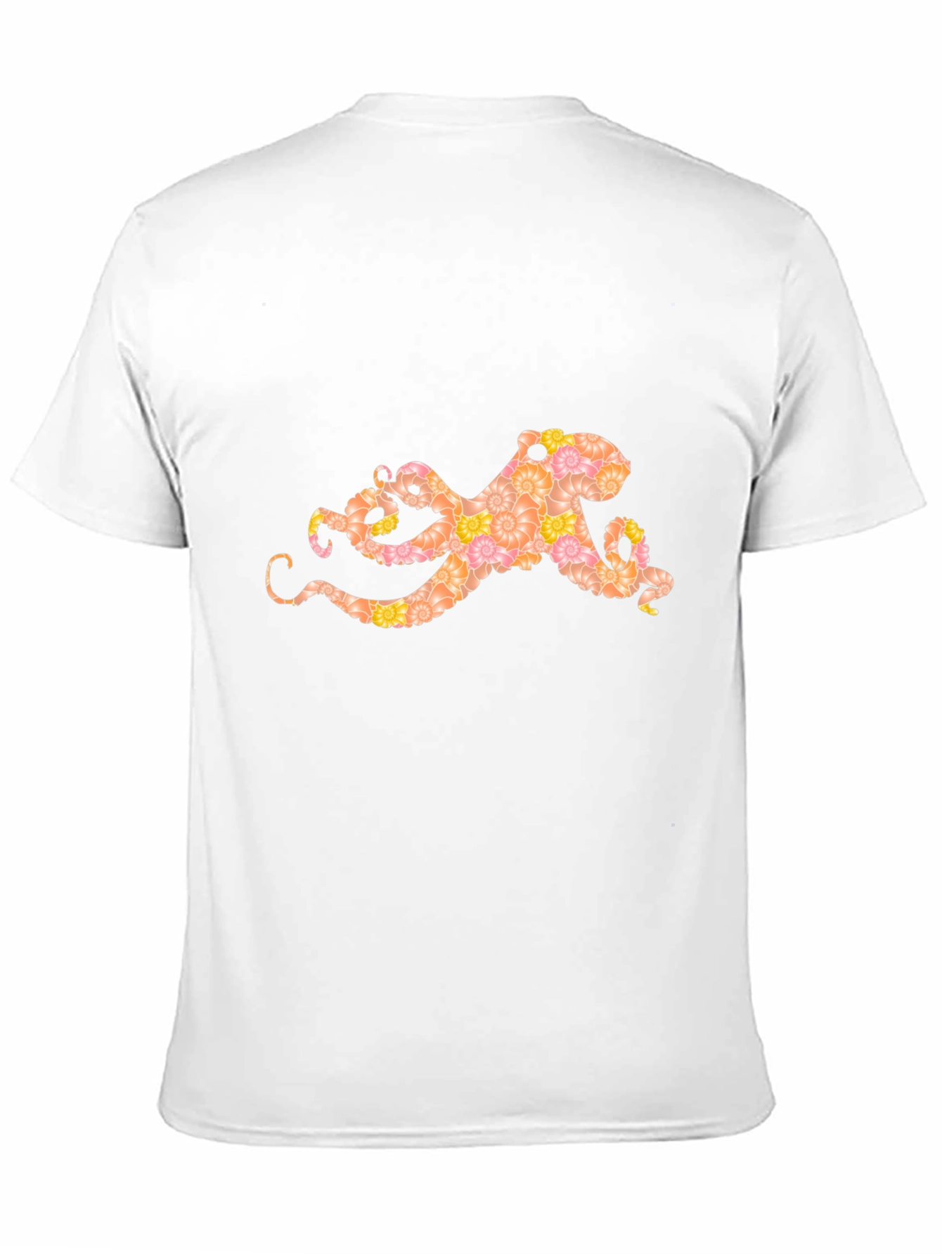 Floral Octopus Graphic T-Shirt