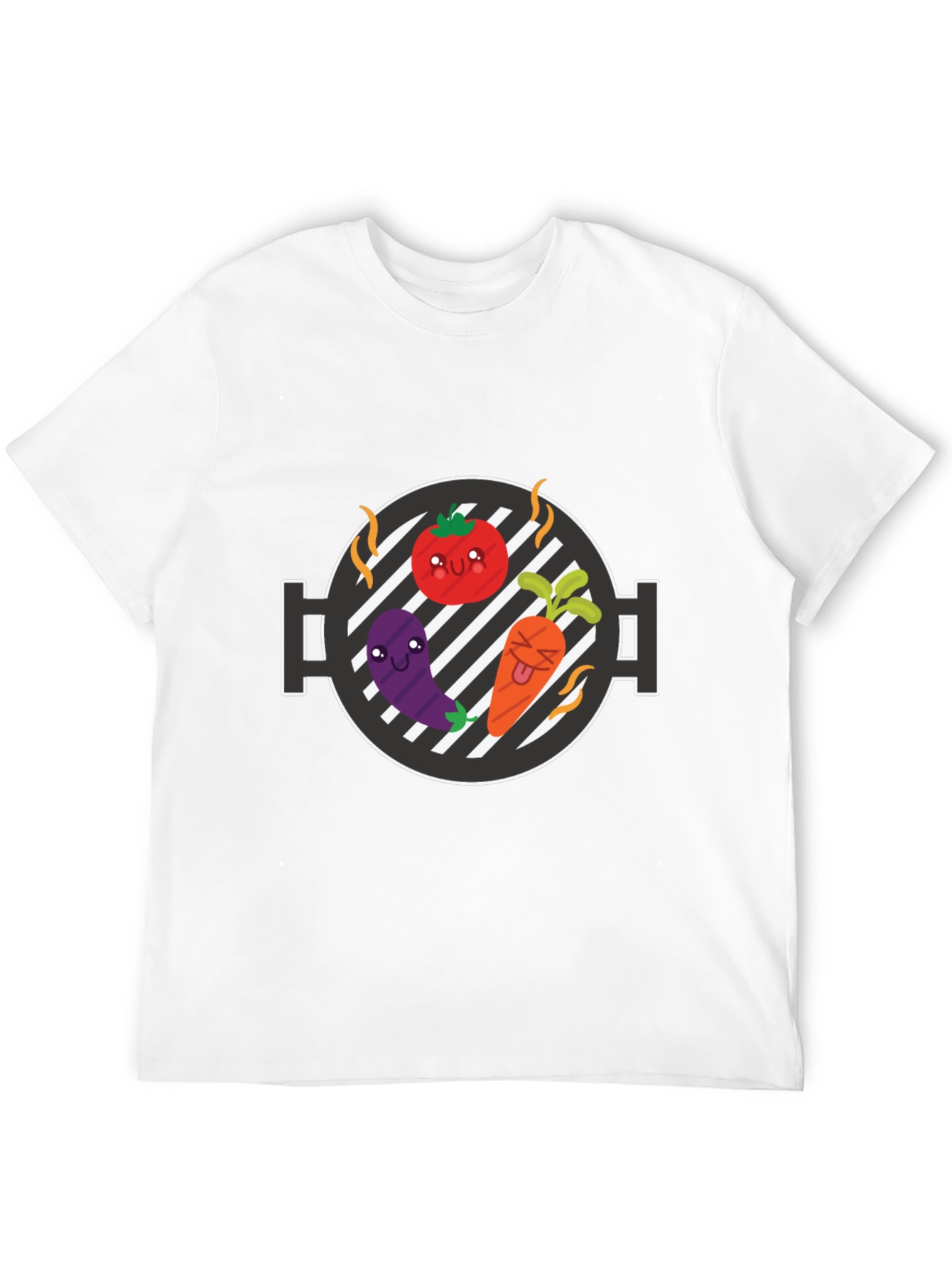 Veggie BBQ T-Shirt - Funny Vegan Grill Tee