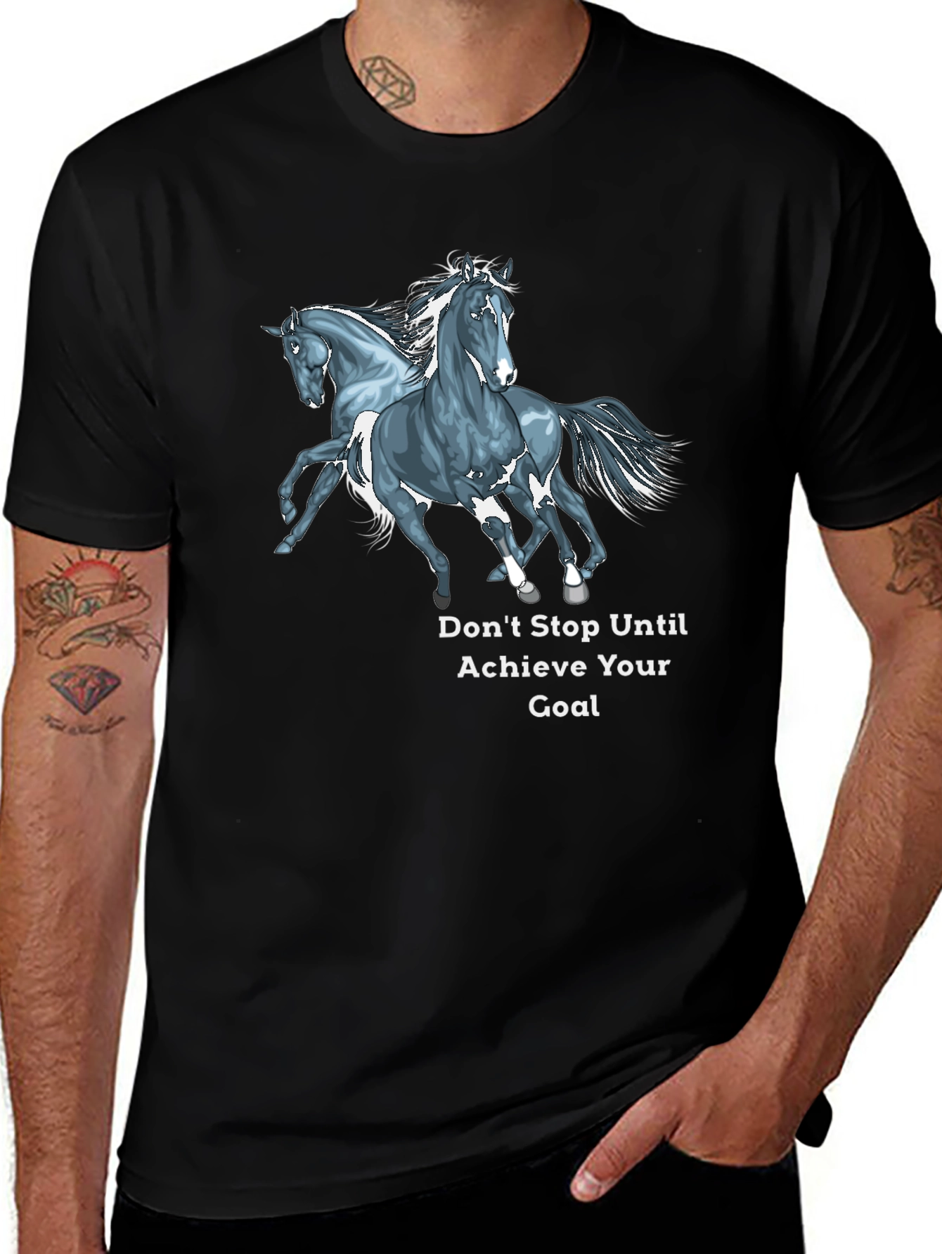 Motivational Horse Graphic T-Shirt