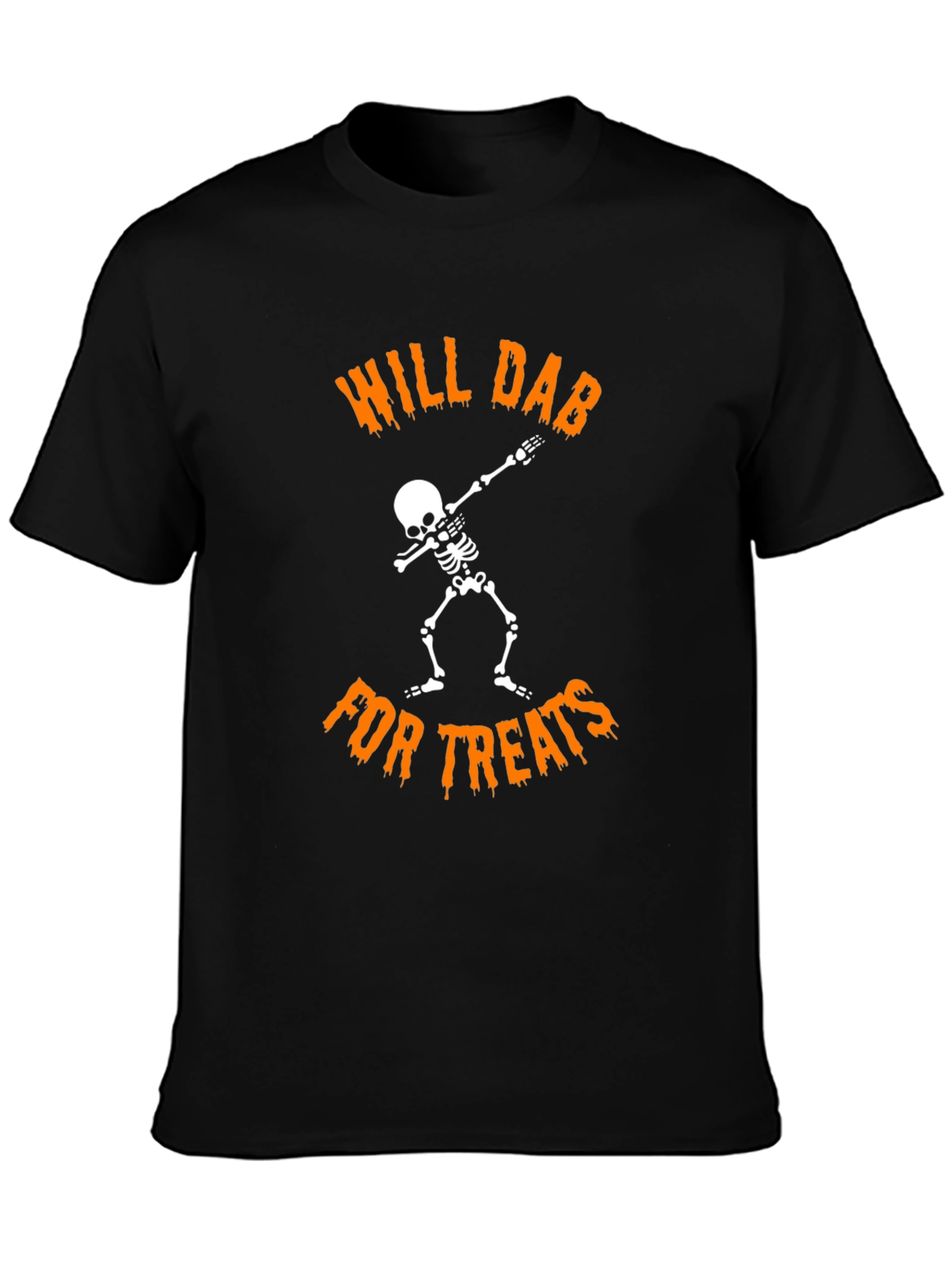 Will Dab For Treats T-Shirt Halloween Skeleton