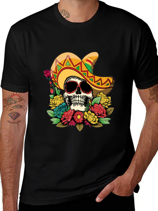 Skull & Sombrero Graphic Tee