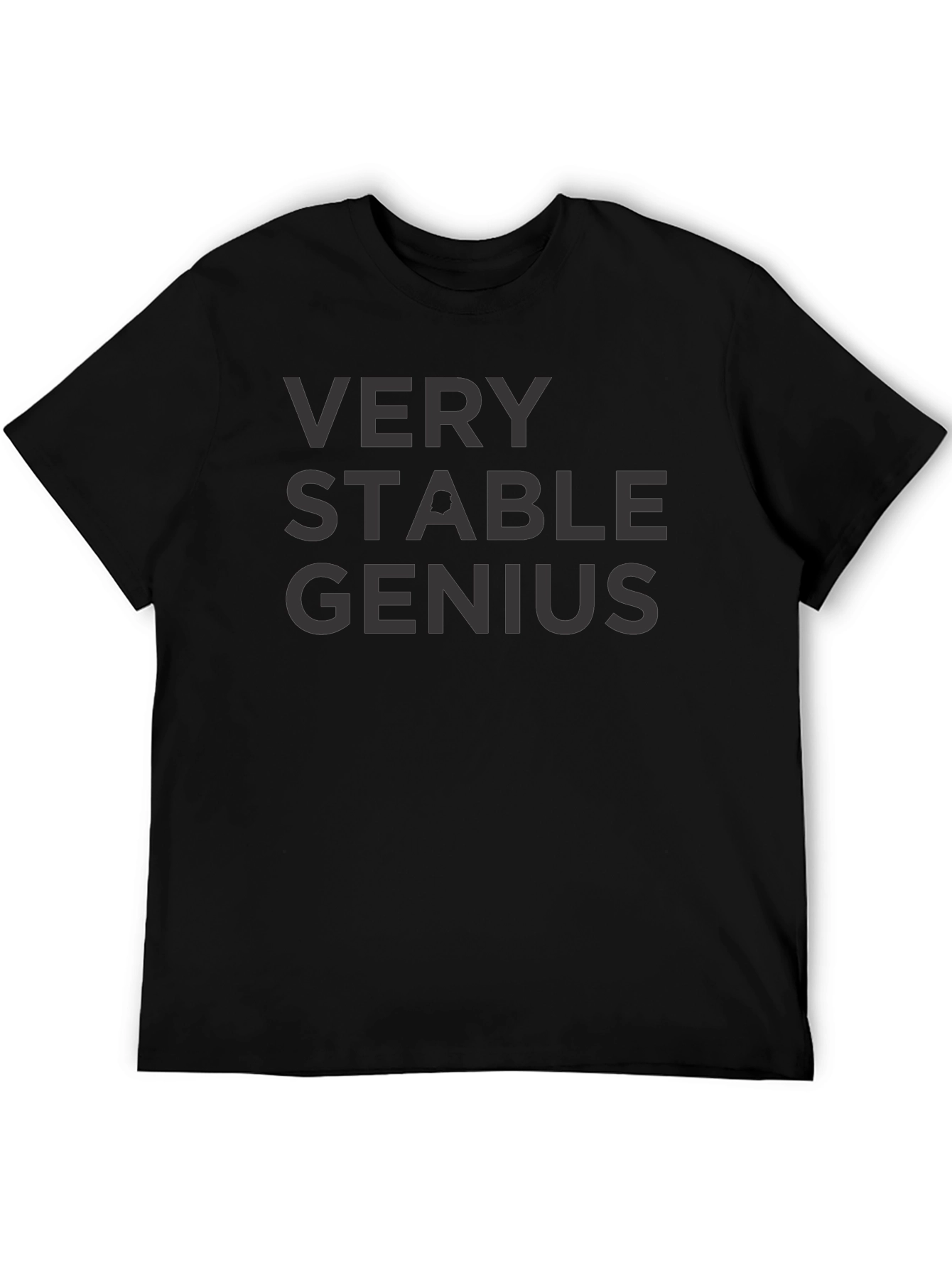 Very Stable Genius Black Graphic Tee