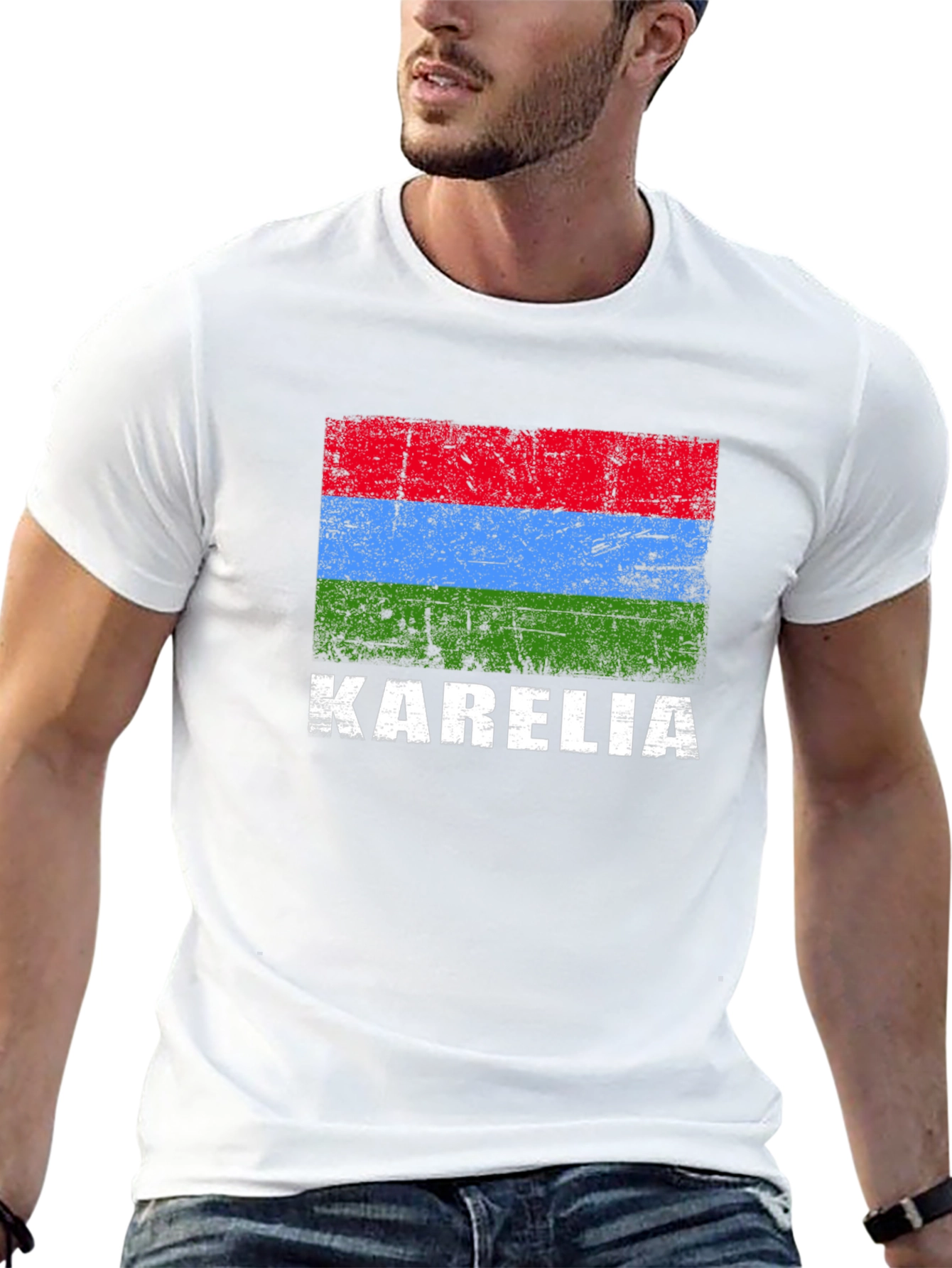 Karelia Flag Graphic T-Shirt