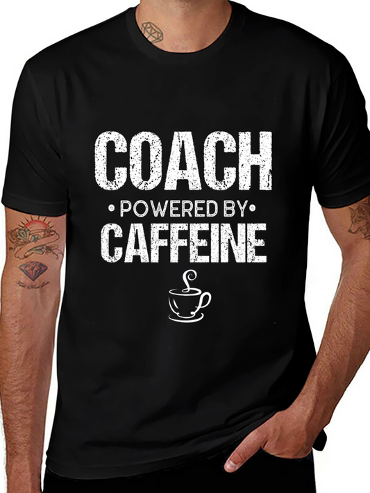 Coach Powered by Caffeine Black T-Shirt