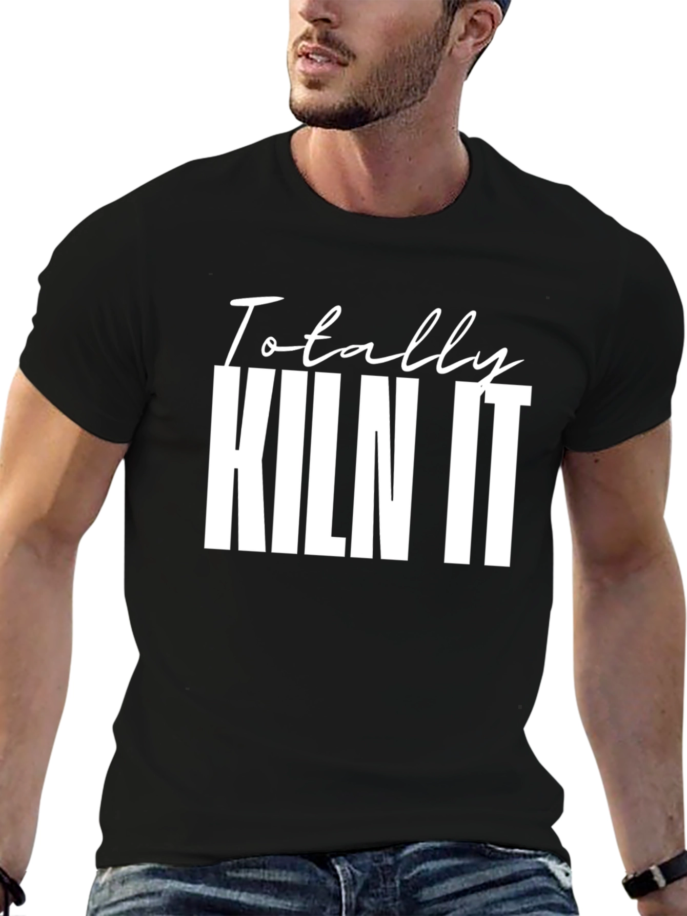 Totally Kiln It Black Graphic T-Shirt