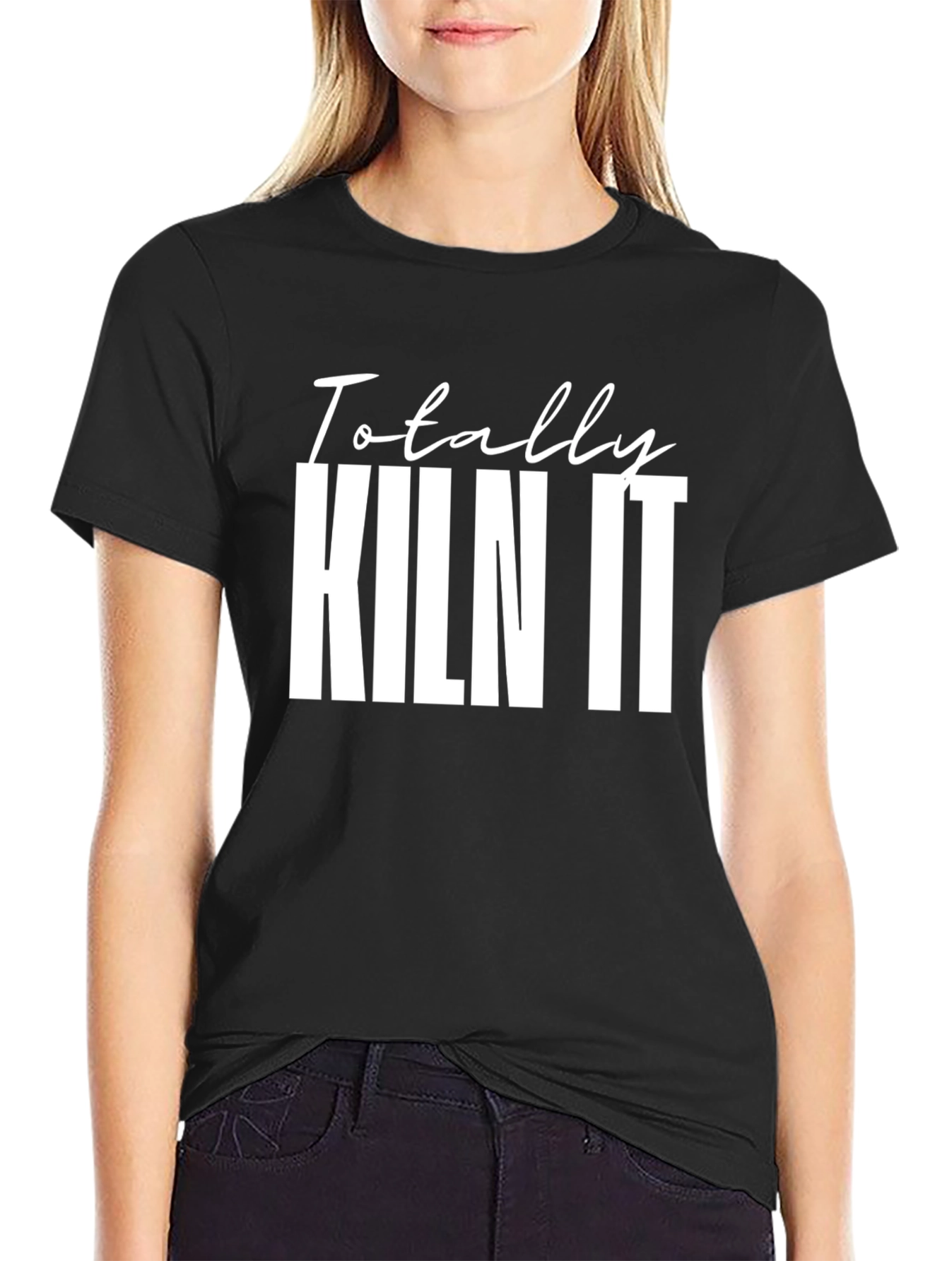 Totally Kiln It Black Graphic T-Shirt