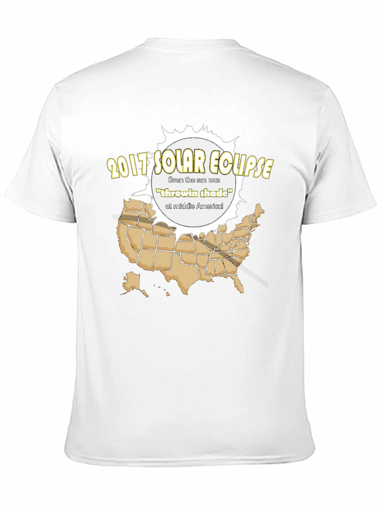 2017 Solar Eclipse T-Shirt - Throwin Shade Design