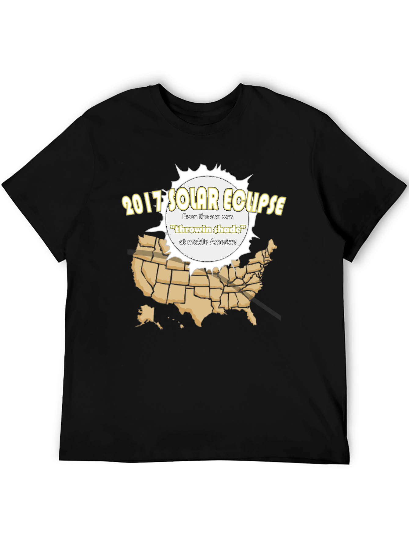 2017 Solar Eclipse T-Shirt - Throwin Shade Design