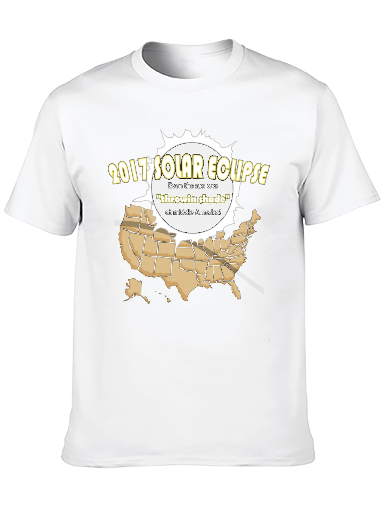 2017 Solar Eclipse T-Shirt - Throwin Shade Design