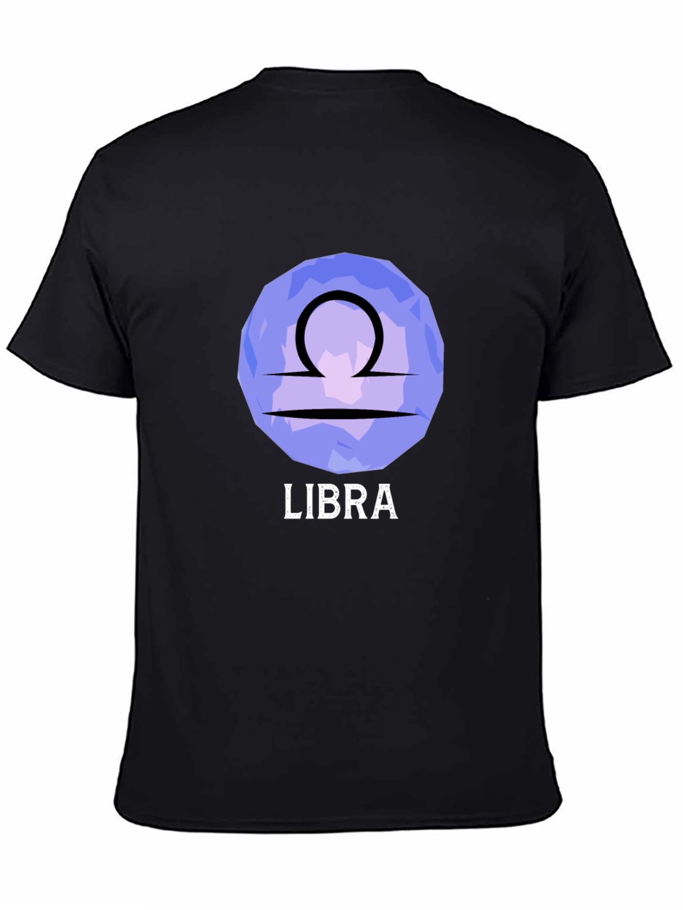 Libra Zodiac T-Shirt - Stylish Black Tee