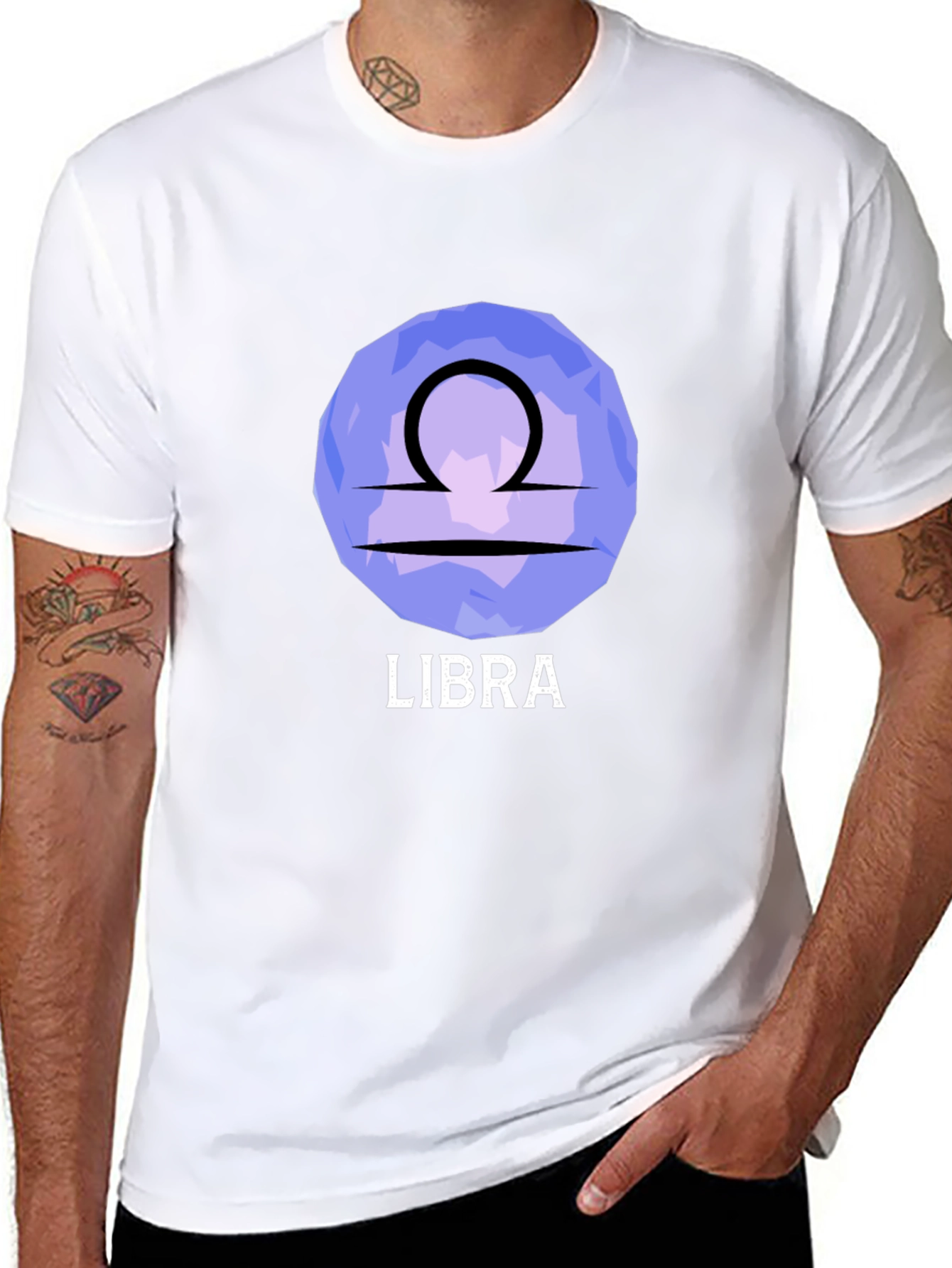 Libra Zodiac T-Shirt - Stylish Black Tee