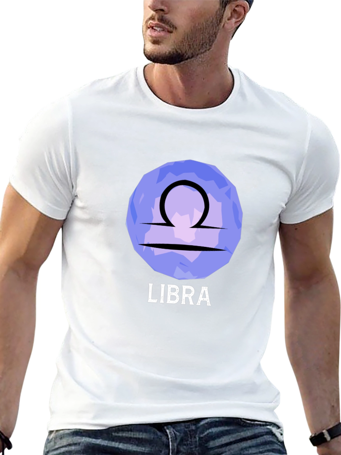 Libra Zodiac T-Shirt - Stylish Black Tee
