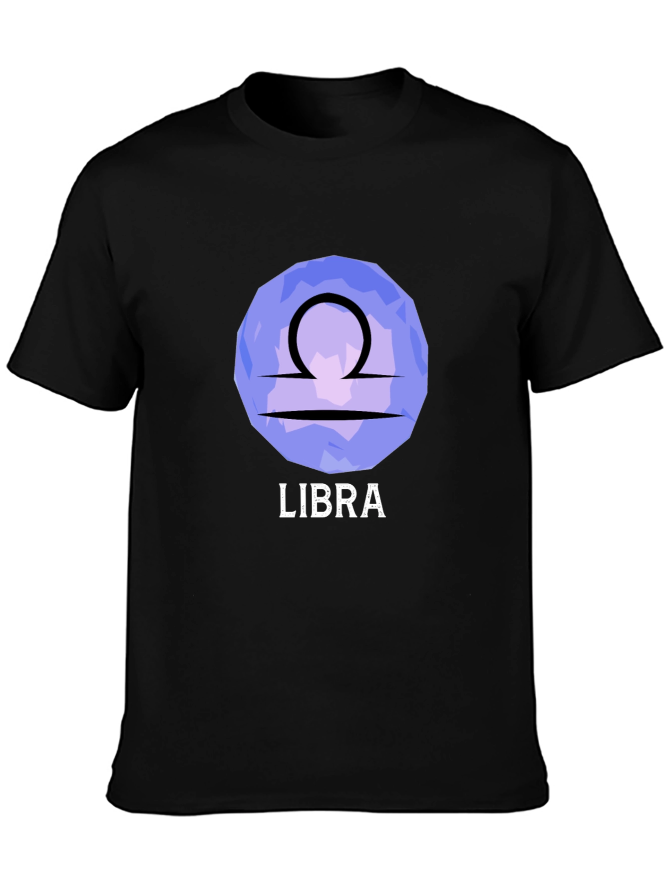 Libra Zodiac T-Shirt - Stylish Black Tee