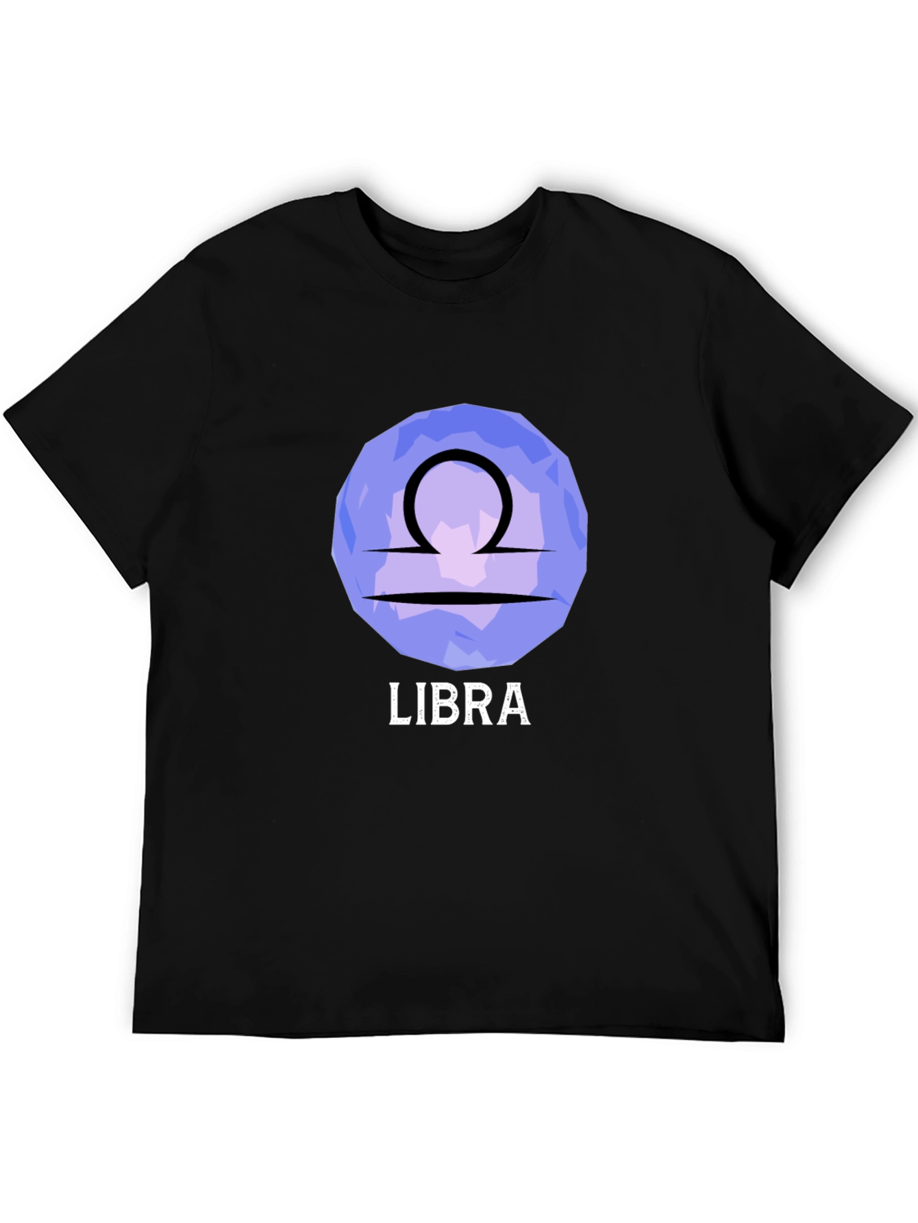 Libra Zodiac T-Shirt - Stylish Black Tee