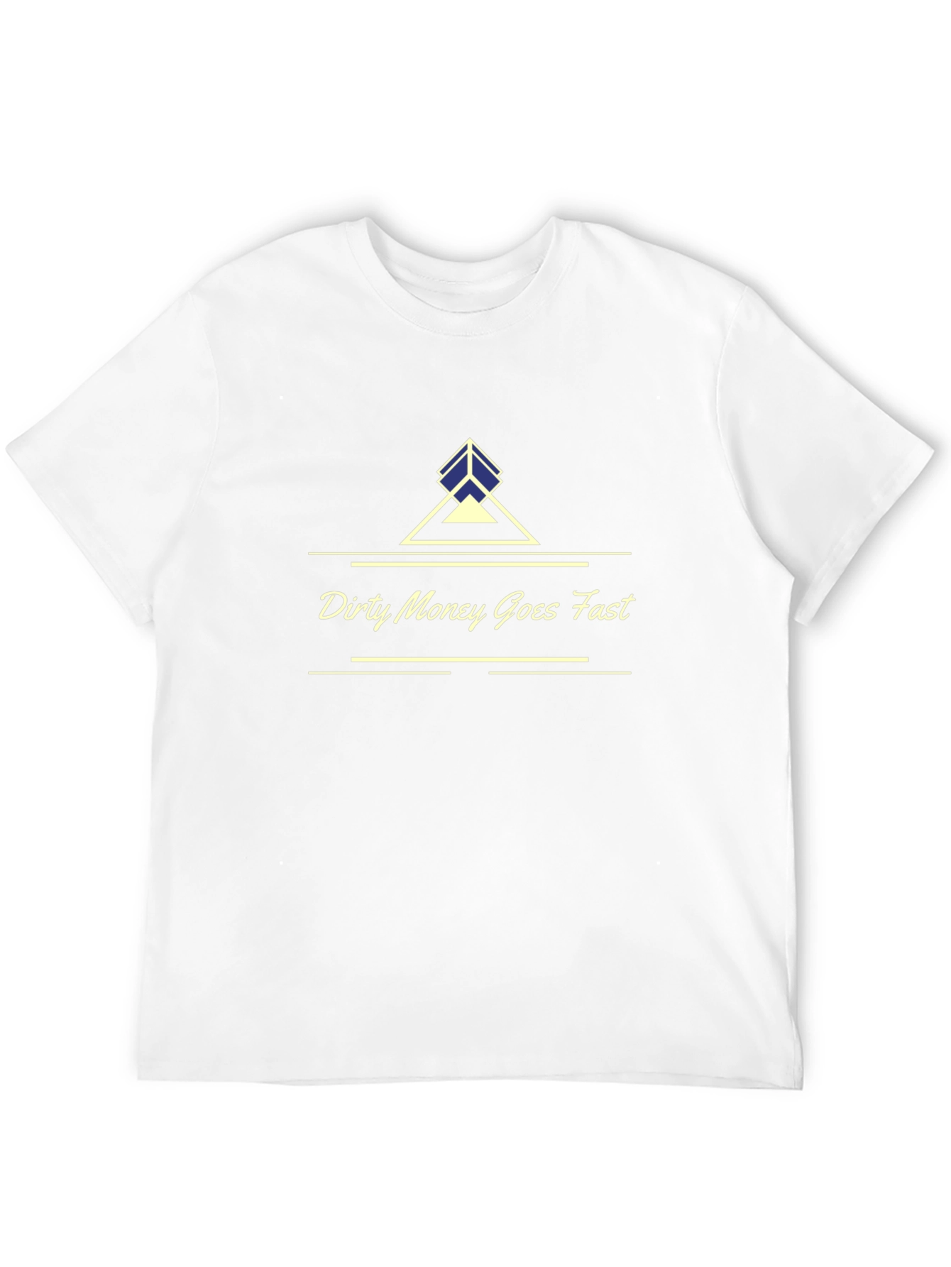 Dirty Money Goes Fast Graphic Black T-Shirt