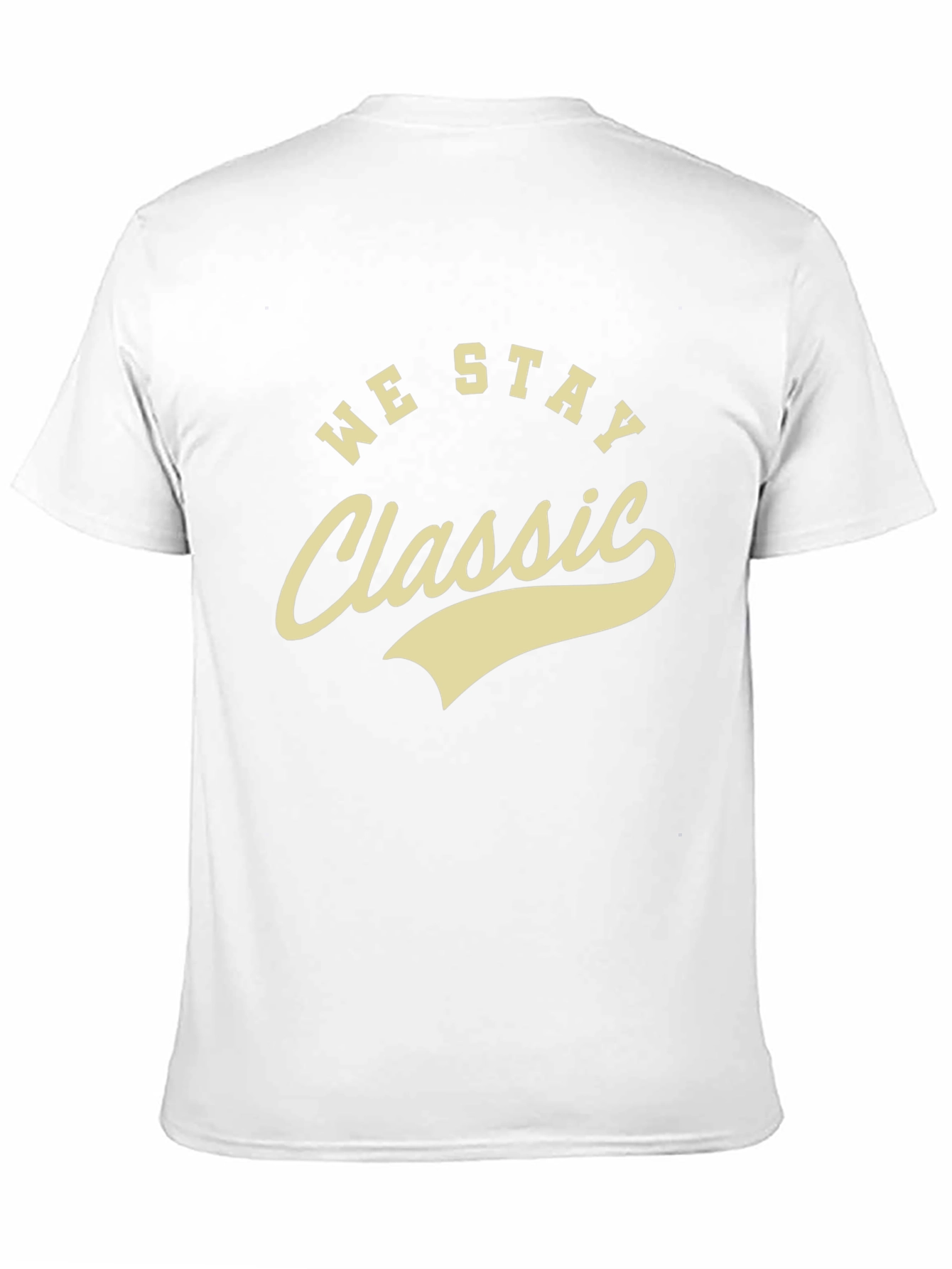 We Stay Classic Mens Black T-Shirt