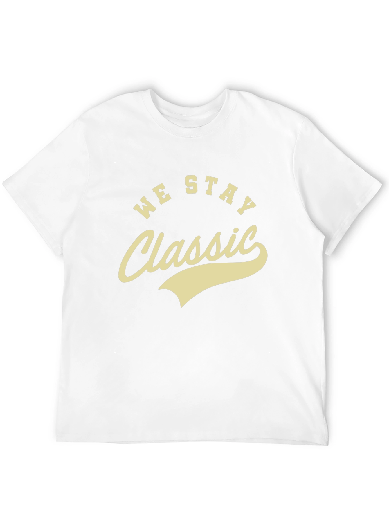 We Stay Classic Mens Black T-Shirt