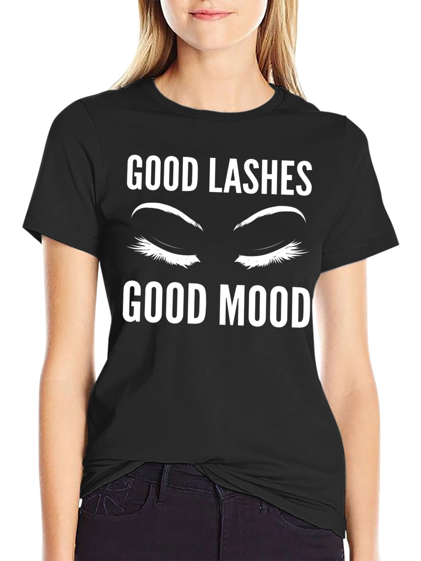 Good Lashes Good Mood Graphic Tee - Unisex