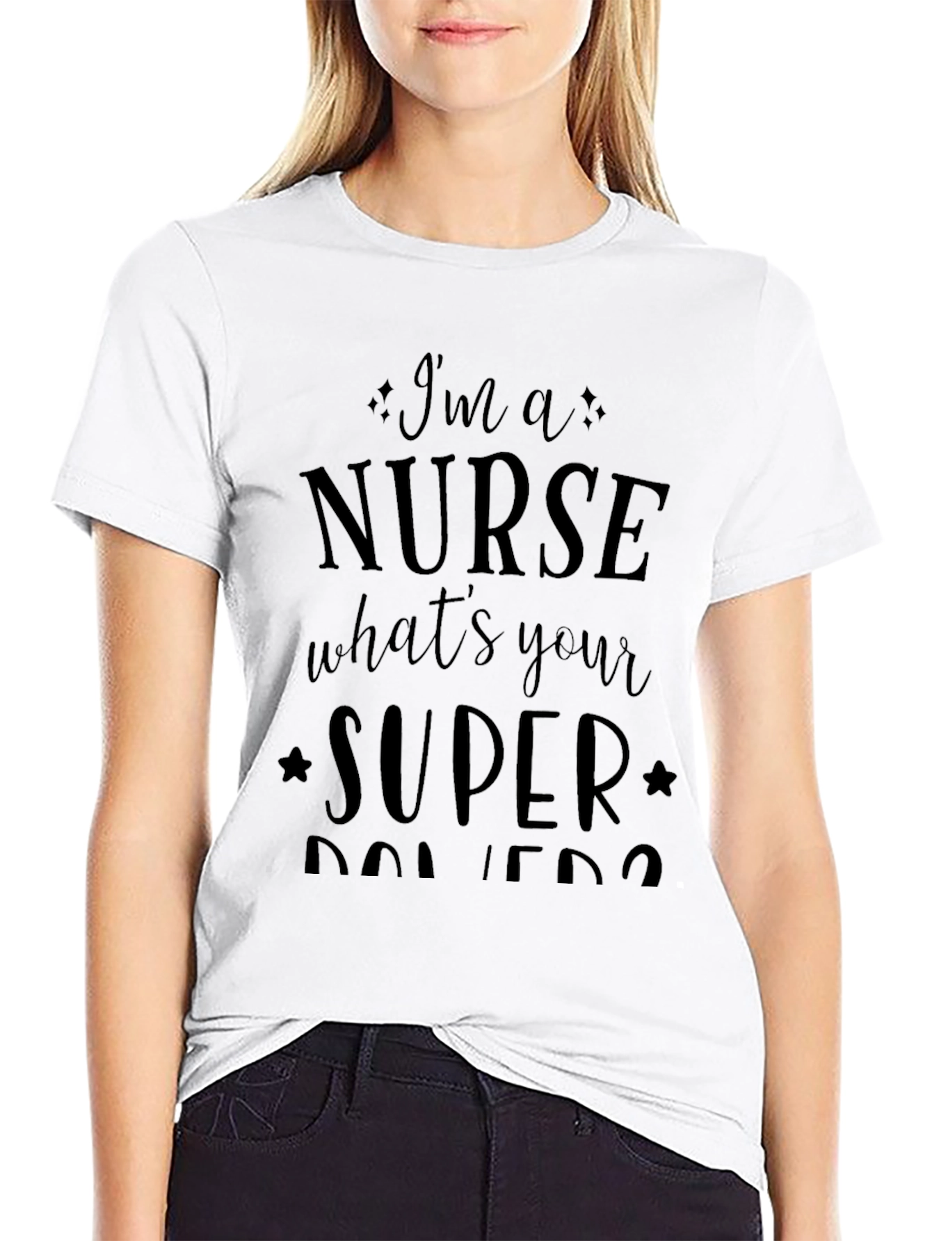 Nurse Superpowers Graphic Tee - Black Unisex T-Shirt