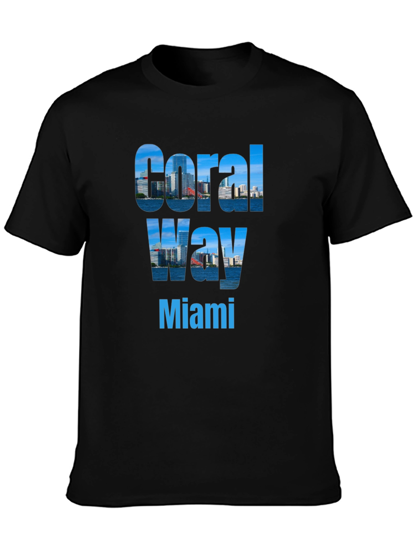 Coral Way Miami Graphic T-Shirt