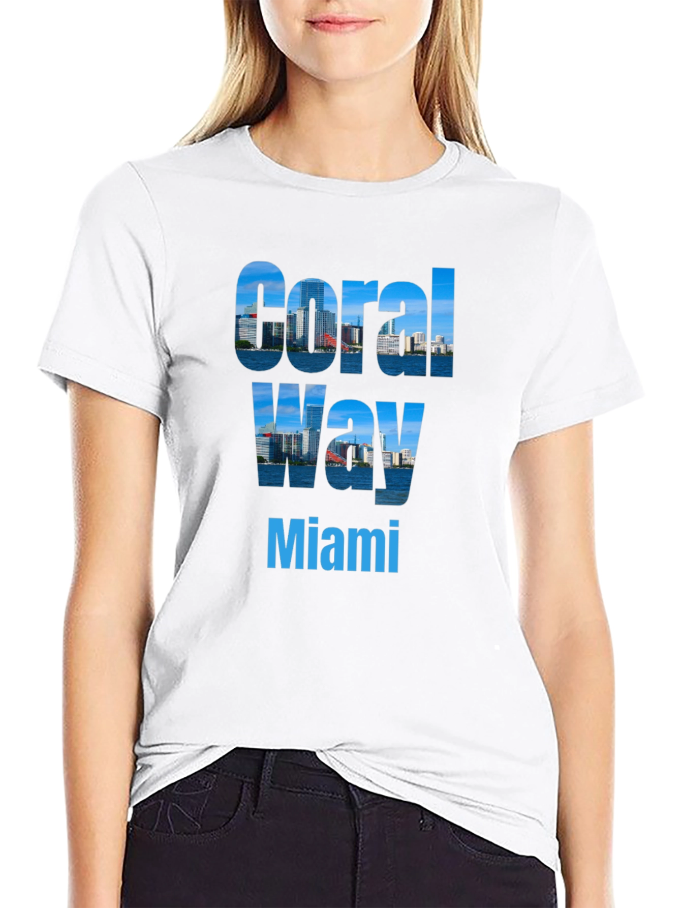 Coral Way Miami Graphic T-Shirt